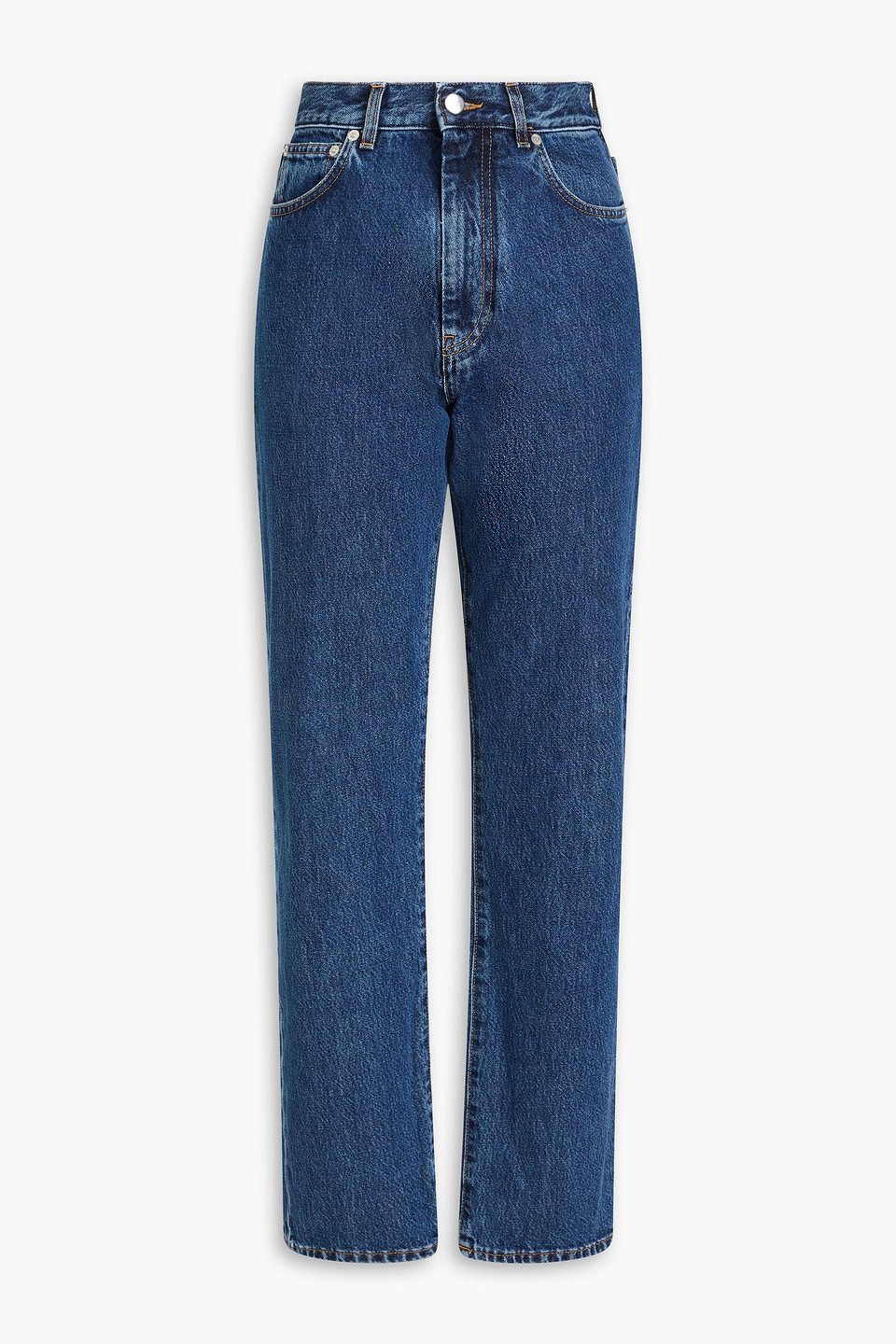 Loulou De Saison Wular High-rise Straight-leg Jeans In Blue