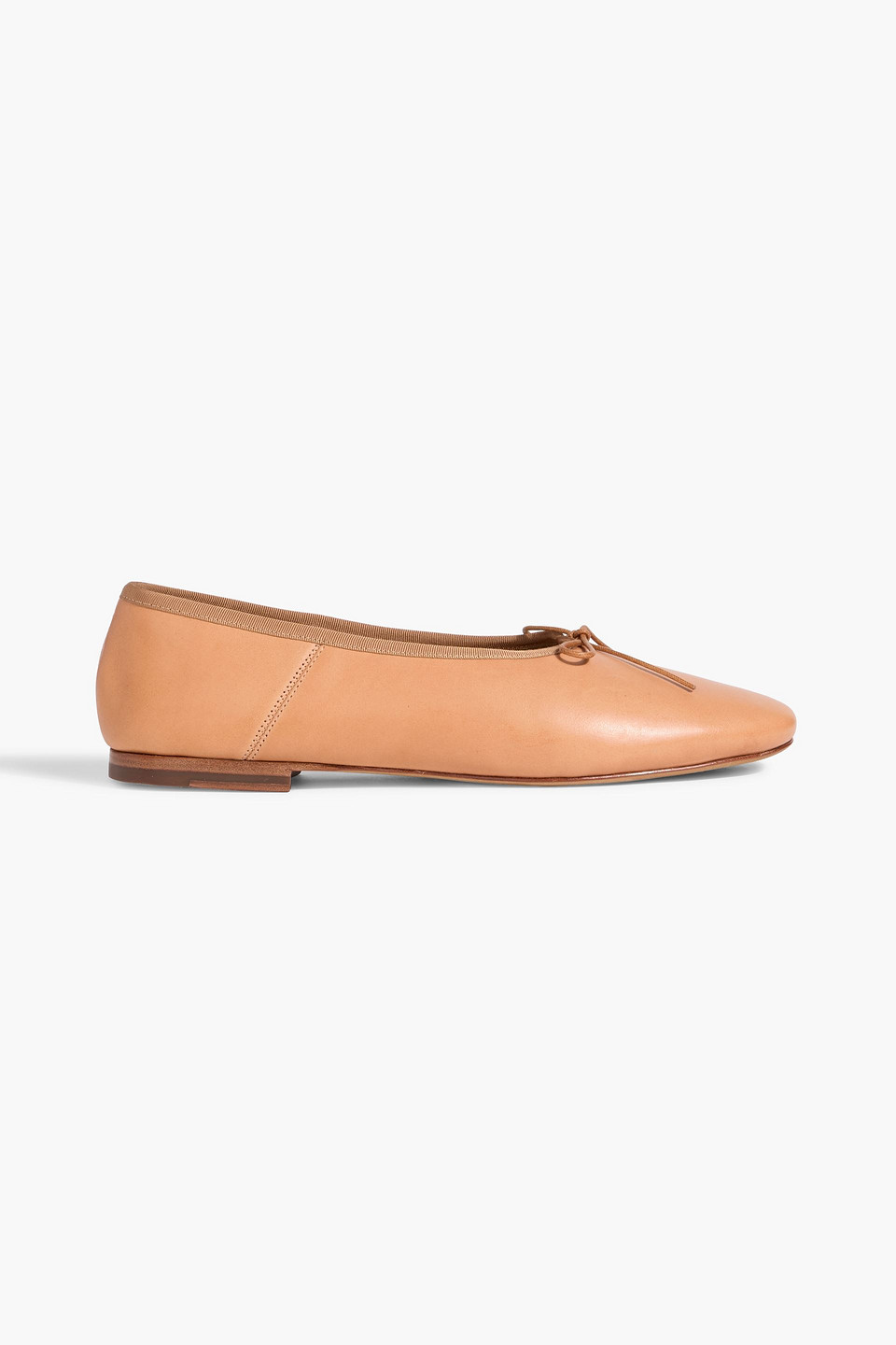 mansur gavriel - leather ballet flats - brown - eu 38