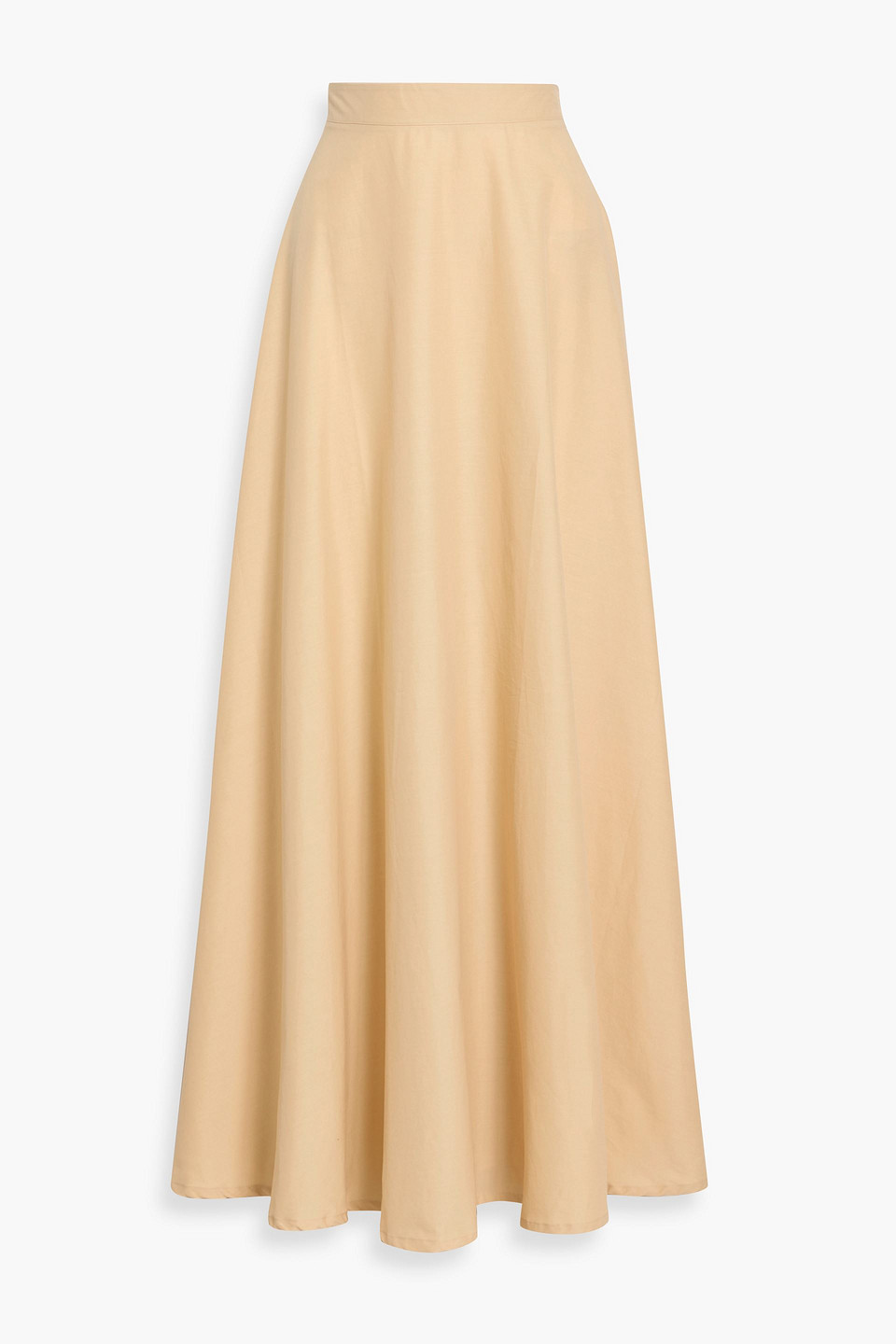 Chiara Boni La Petite Robe Aubry Cotton-blend Poplin Maxi Skirt In Neutral