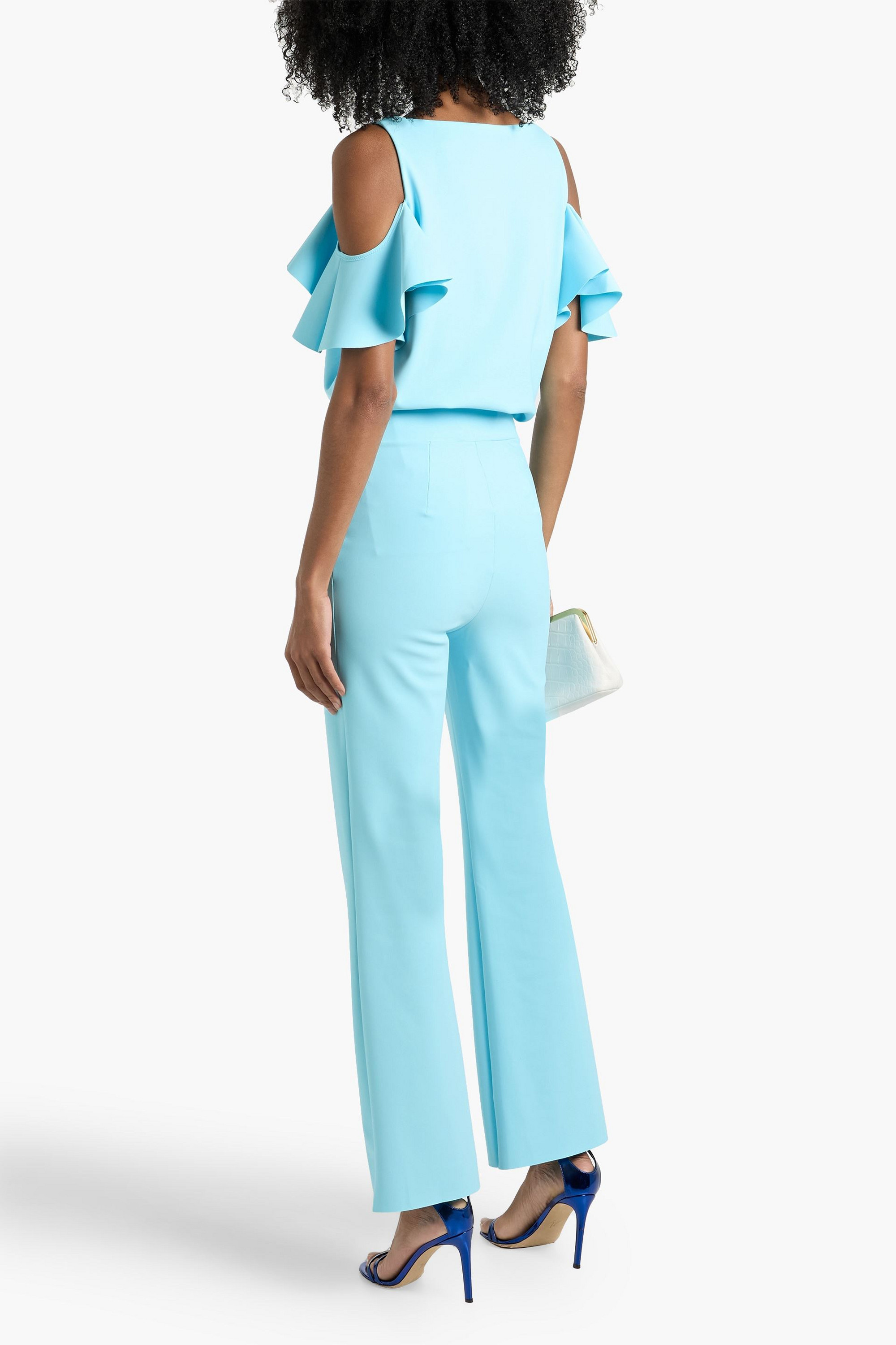 CHIARA BONI LA PETITE ROBE Venusette stretch-jersey flared pants