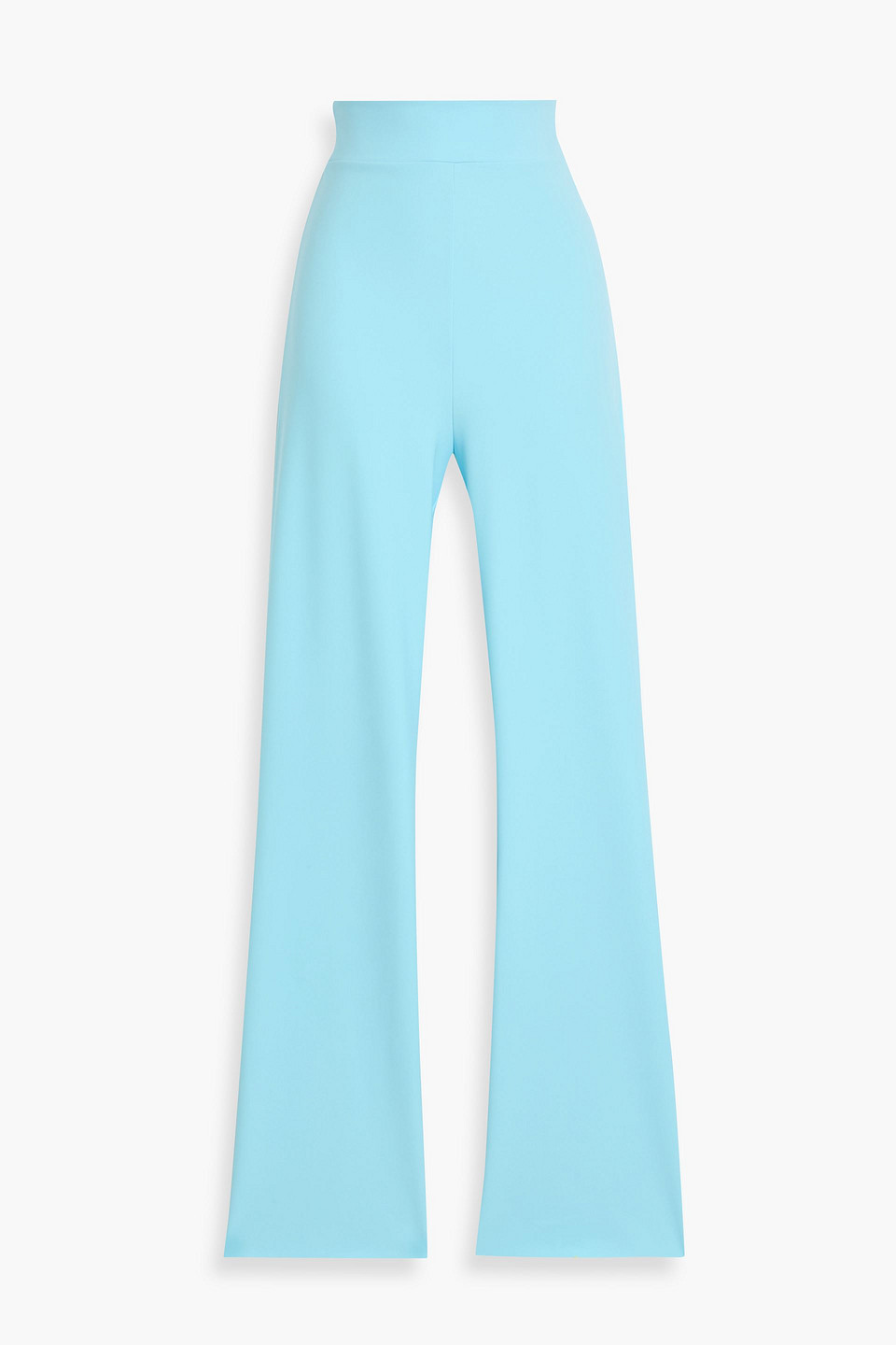 Chiara Boni La Petite Robe Venusette Stretch-jersey Flared Pants In Blue