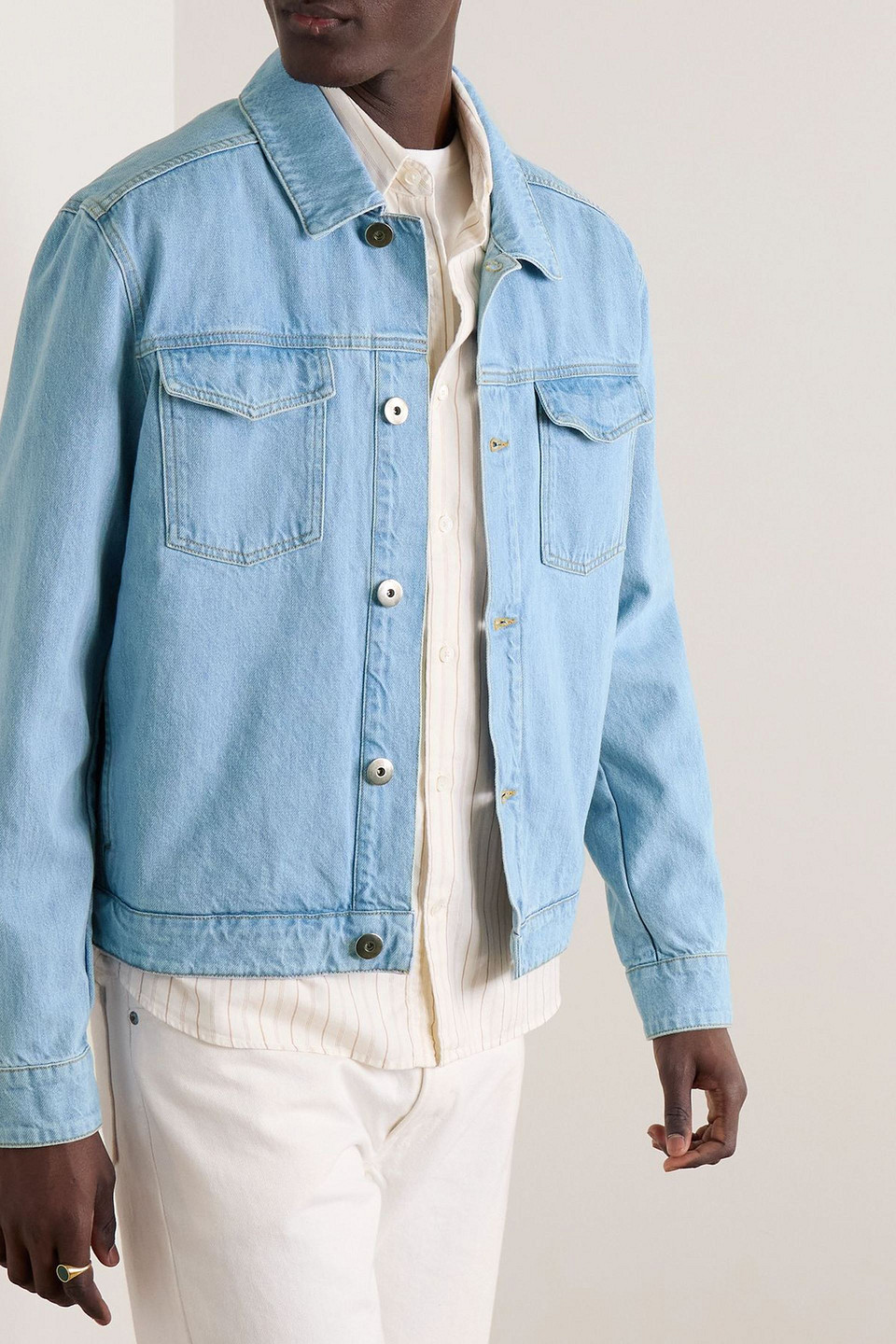  Mr P. - Denim Jacket - Blue - Xs 