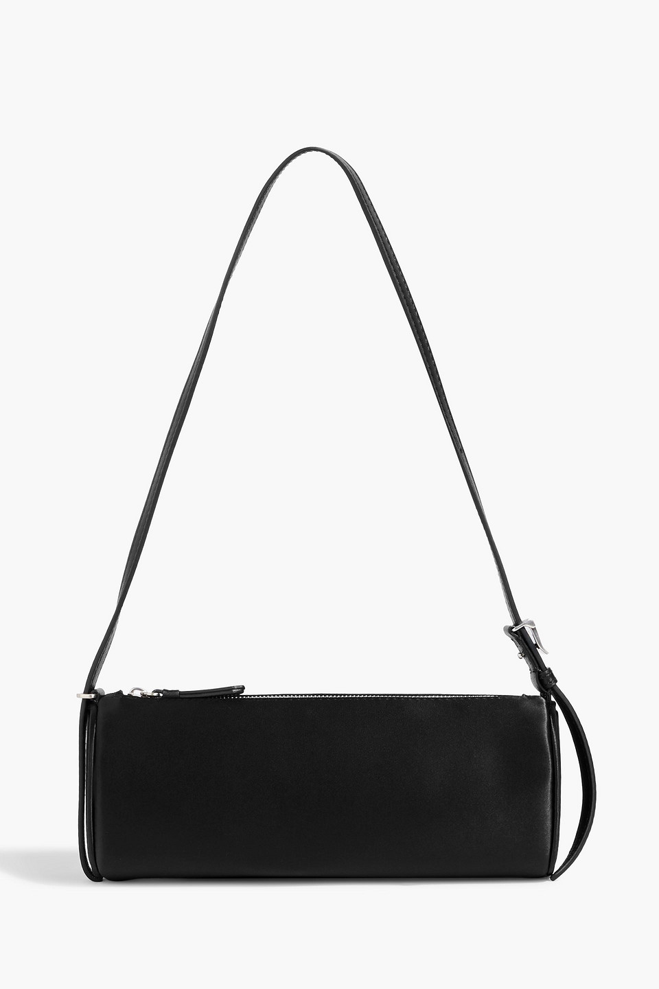 proenza schouler - silo satin shoulder bag - black - onesize