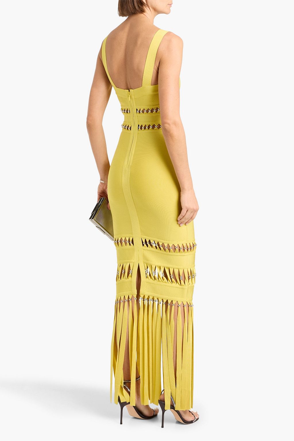 herve leger gold long dress Zapakasa Women Sparkly Gold Metallic Long Formal Dress with Slit Ruched  Deep V-Neck A-Line Gala Dress