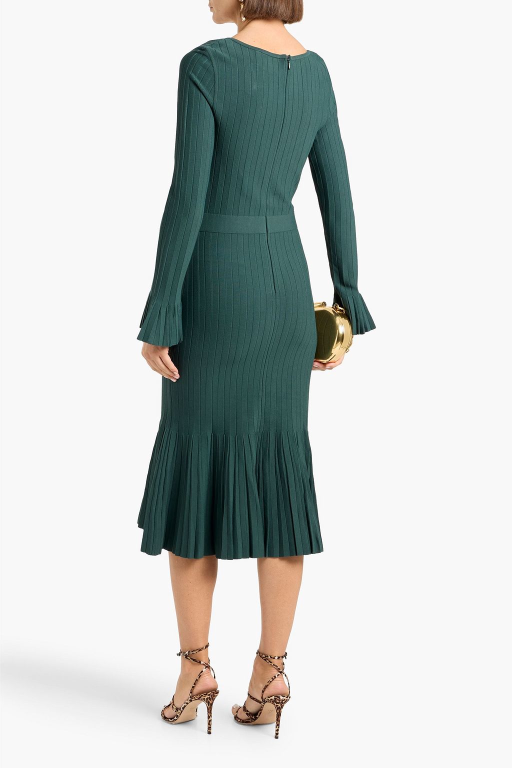 sage green junior bridesmaid dresses Herve Leger Green Bandage Mini Dress Size L – Mine & Yours main image 1
