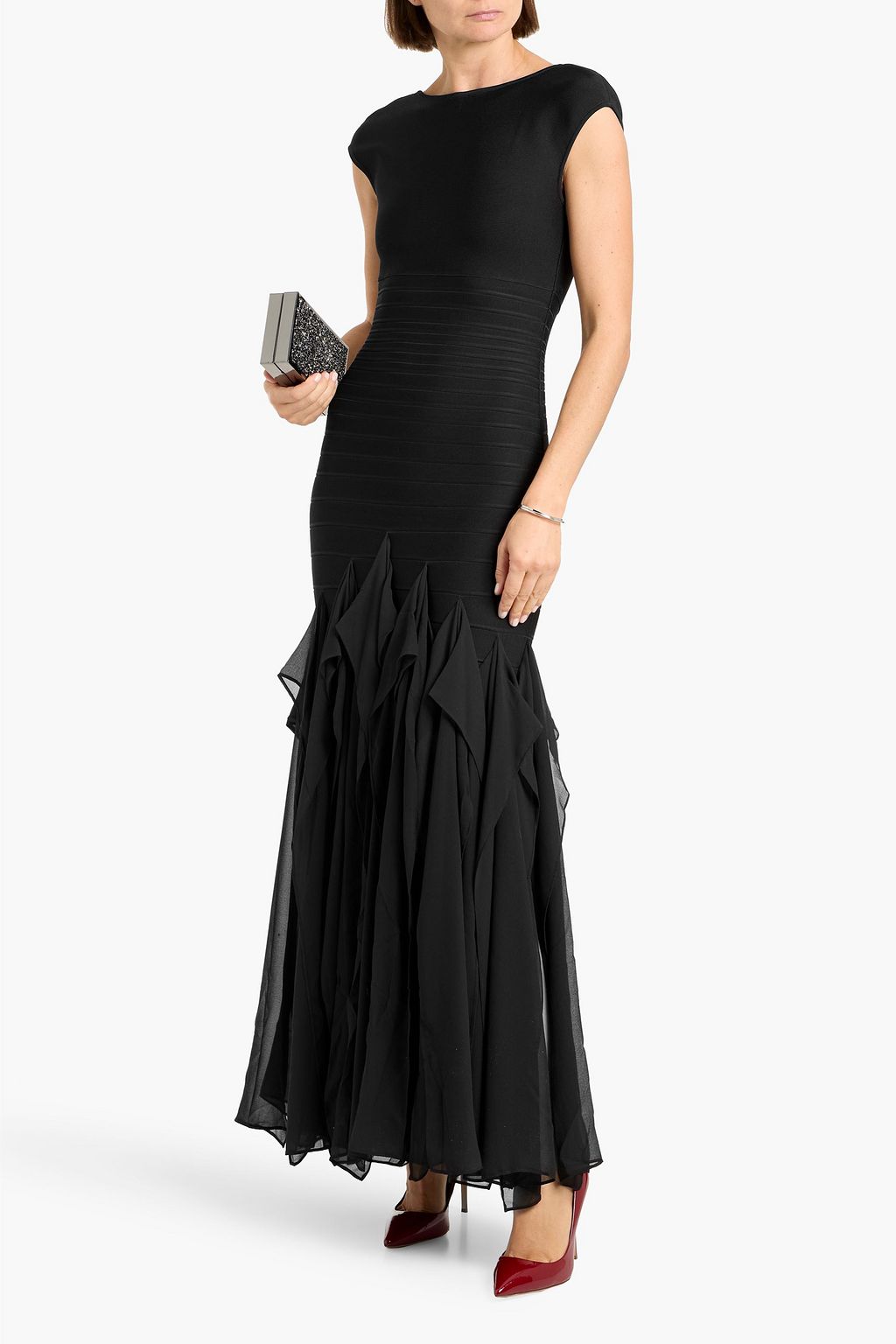 herve leger evening dresses THE OLIVIA GOWN – HERVÉ LÉGER main image 1