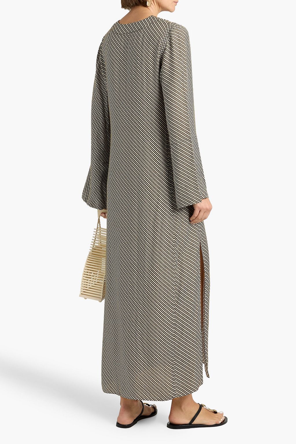 LEMLEM Theodora printed crepe de chine midi dress | THE OUTNET