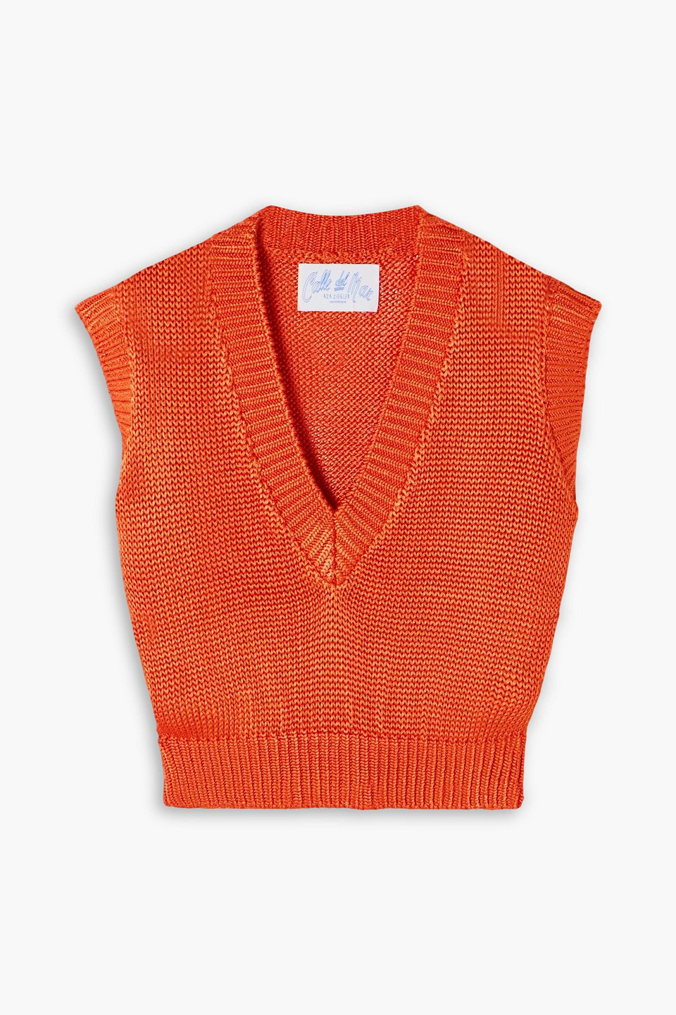 Calle Del Mar Knitted Vest In Multi