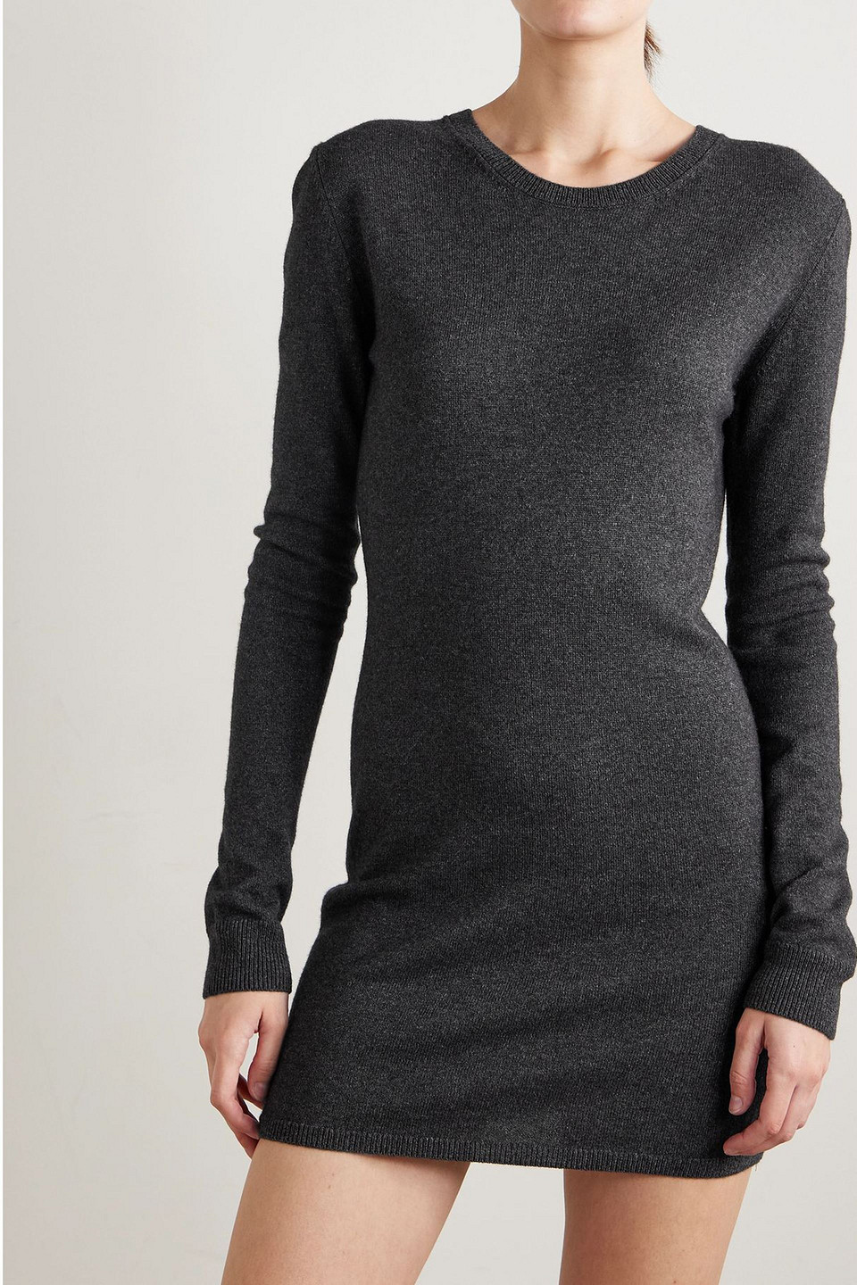  Leset - Mini-strickkleid „zoe“ - Grau - M 