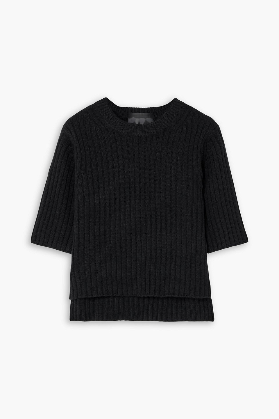 Arch4 Elma Ribbed Cashmere Sweater In Black