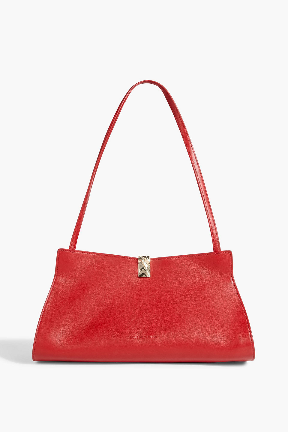 Loulou Studio Johanna Leather Shoulder Bag In Red