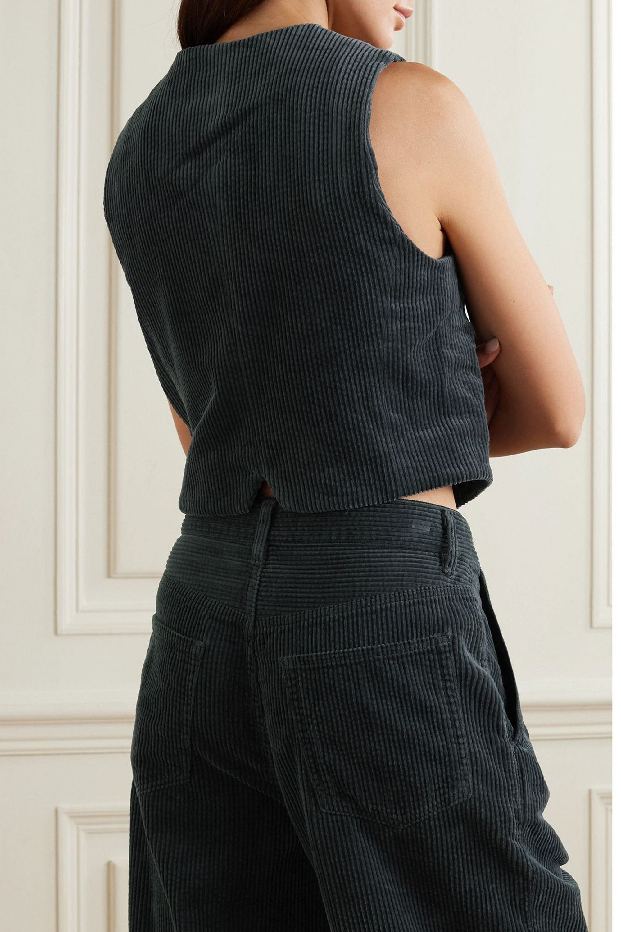 GOLDSIGN The Orten cotton-corduroy vest