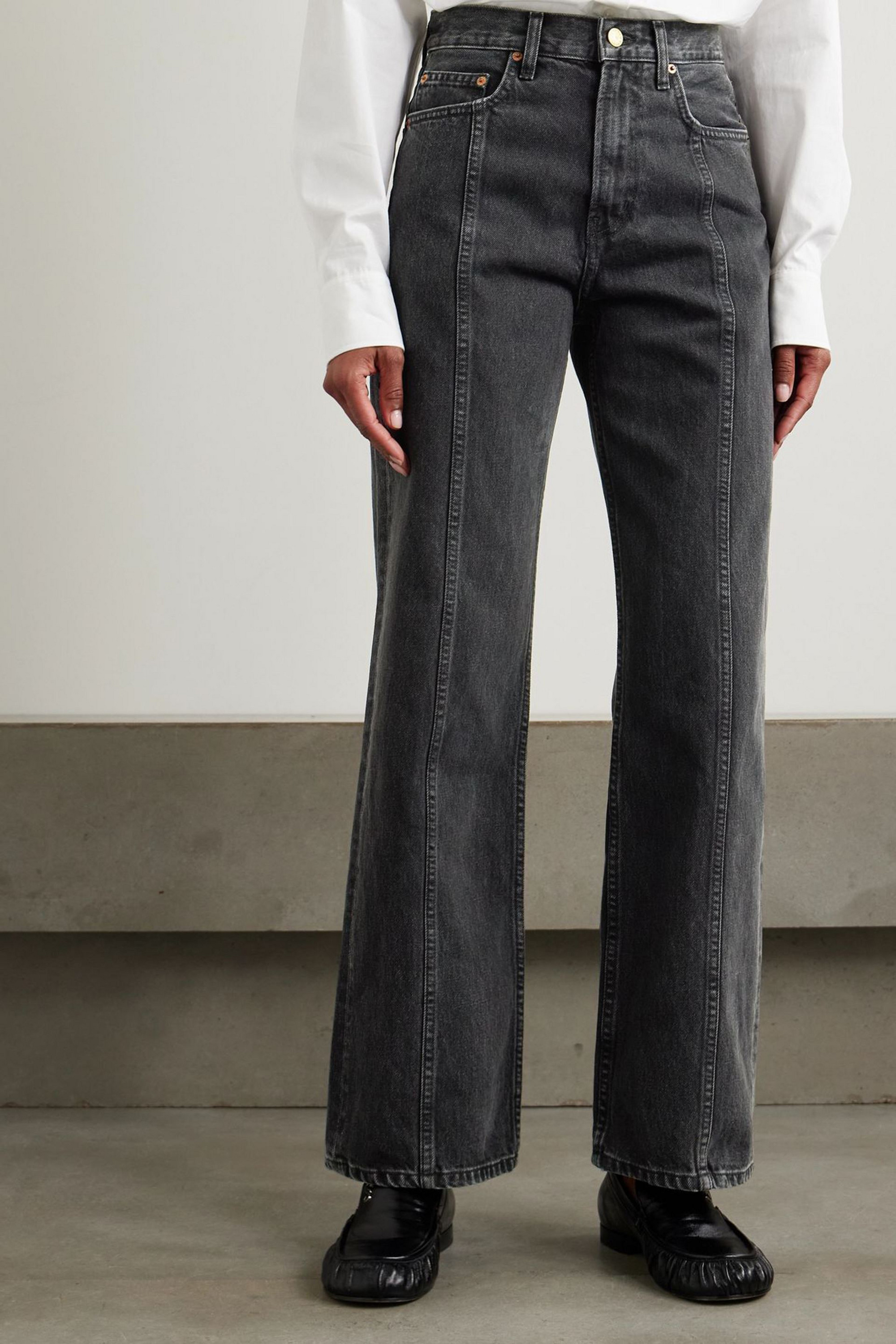 B Sides Quinn mid-rise straight-leg jeans