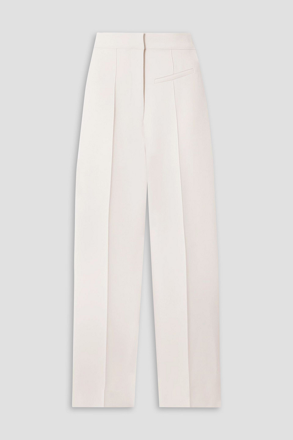 Esse Studios Ophelia Crepe Wide-leg Pants In Neutral
