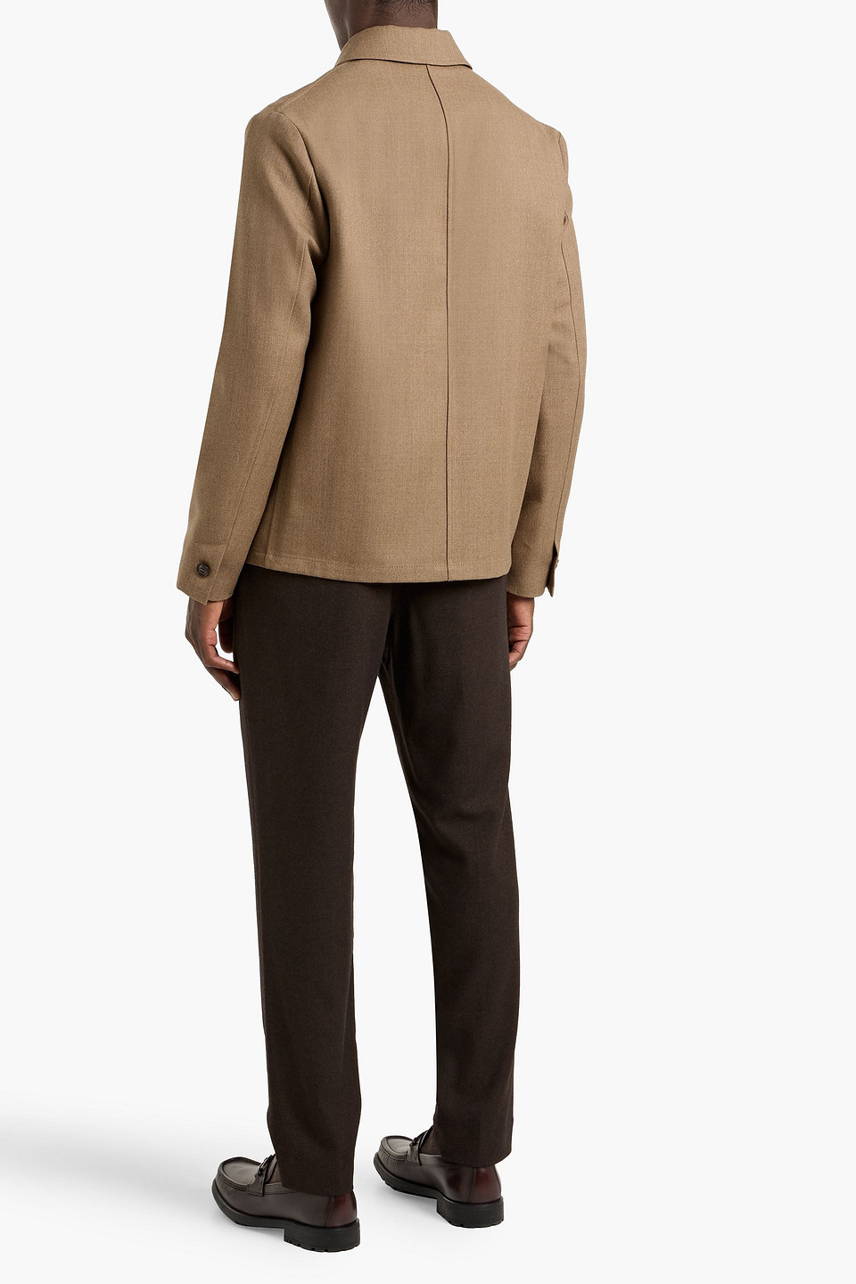  Slowear - Jacke Aus Wolle - Braun - It 46 