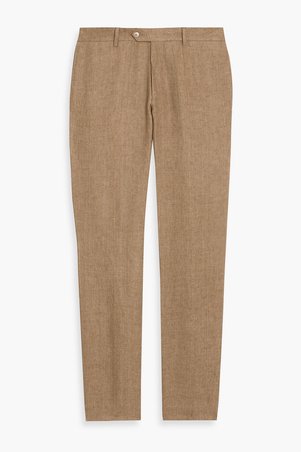 frescobol carioca - affonso tapered linen pants - brown - 30