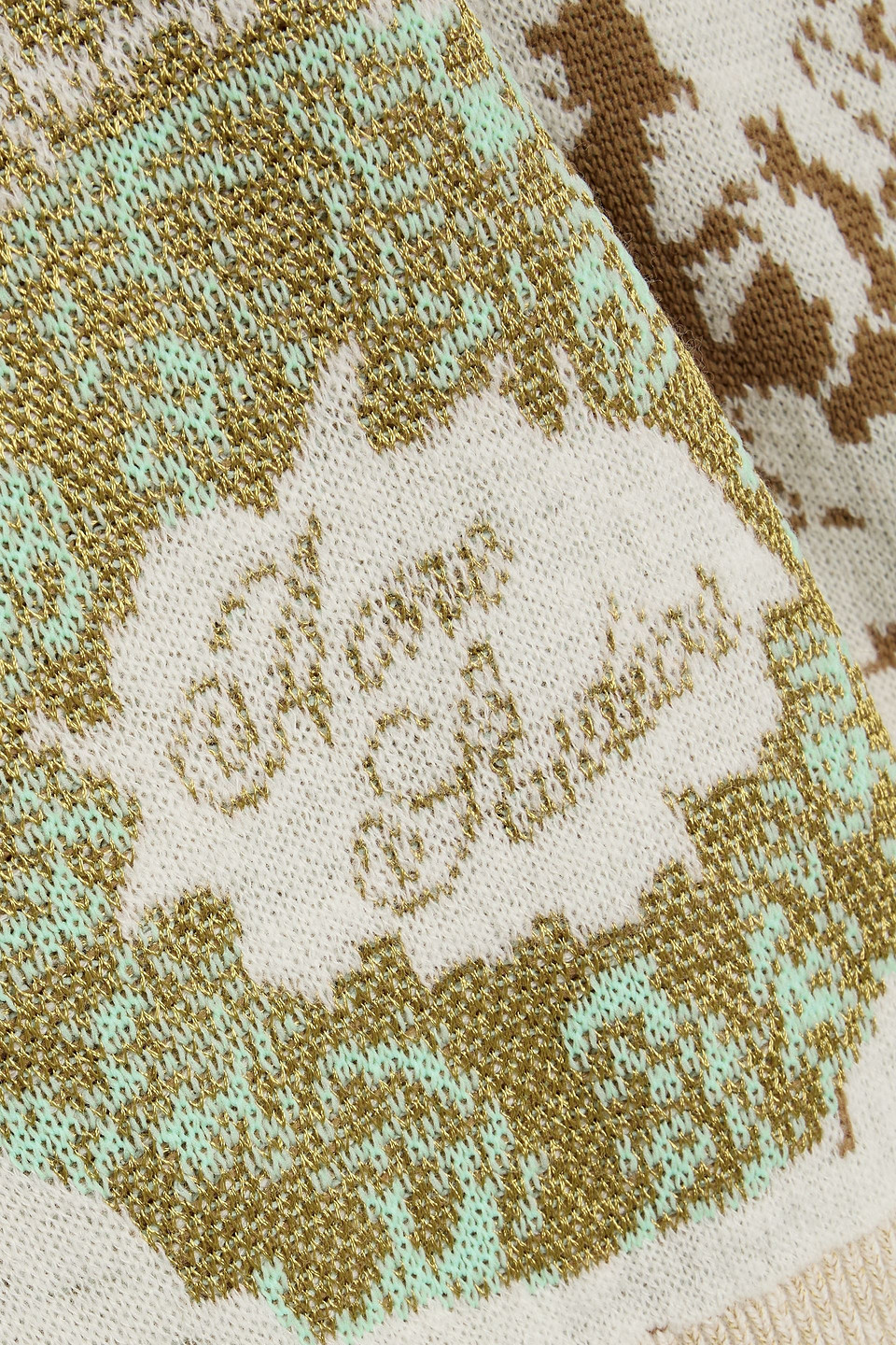 Acne Studios Jacquard-knit Sweater In Multi
