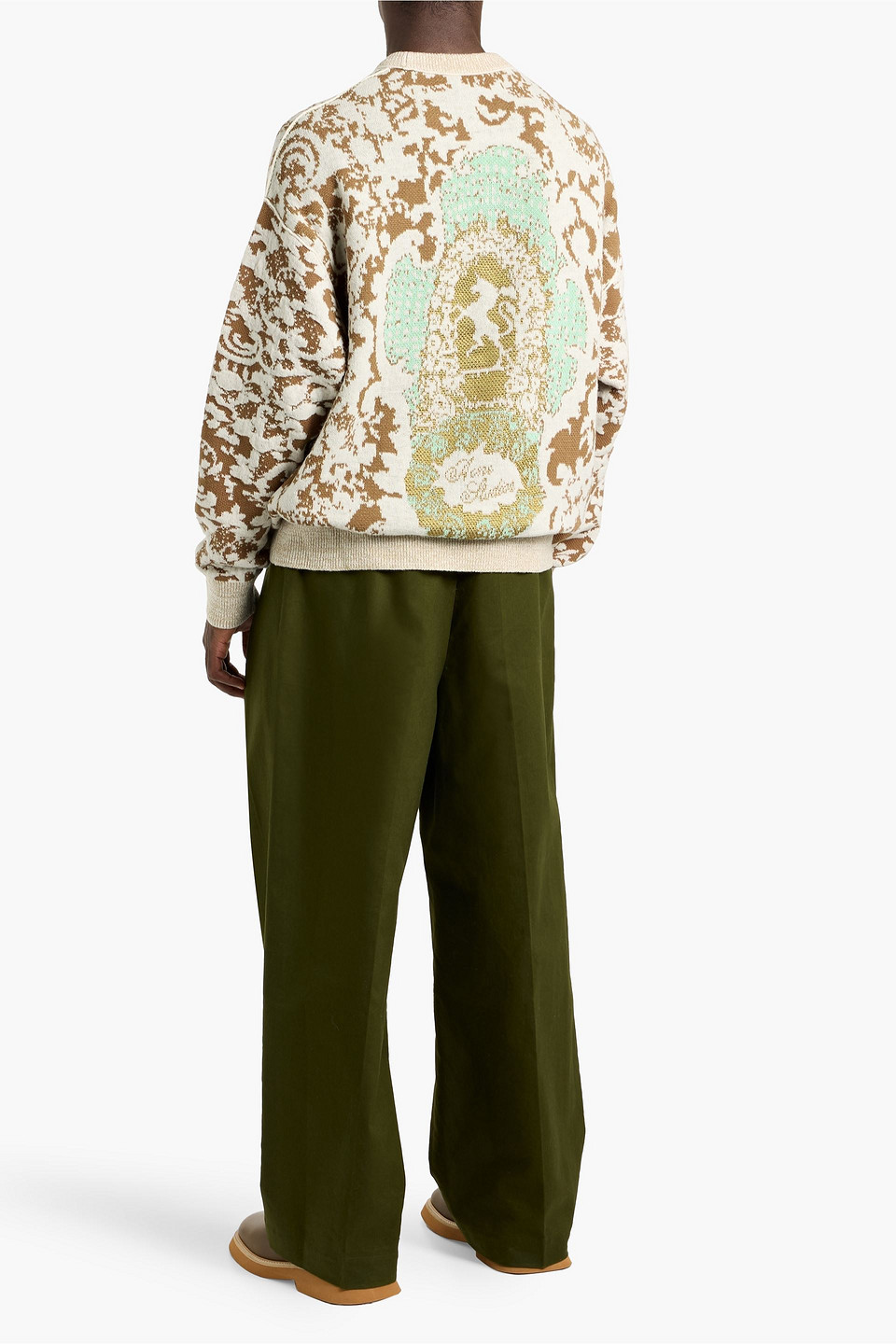 Acne Studios Jacquard-knit Sweater In Multi