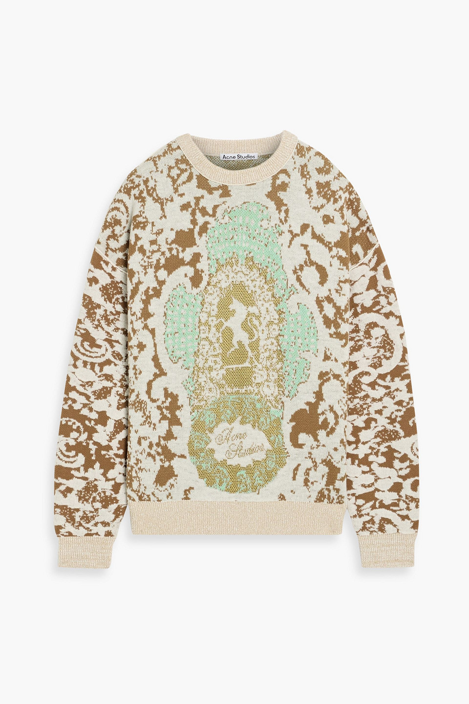 Acne Studios Jacquard-knit Sweater In Multi
