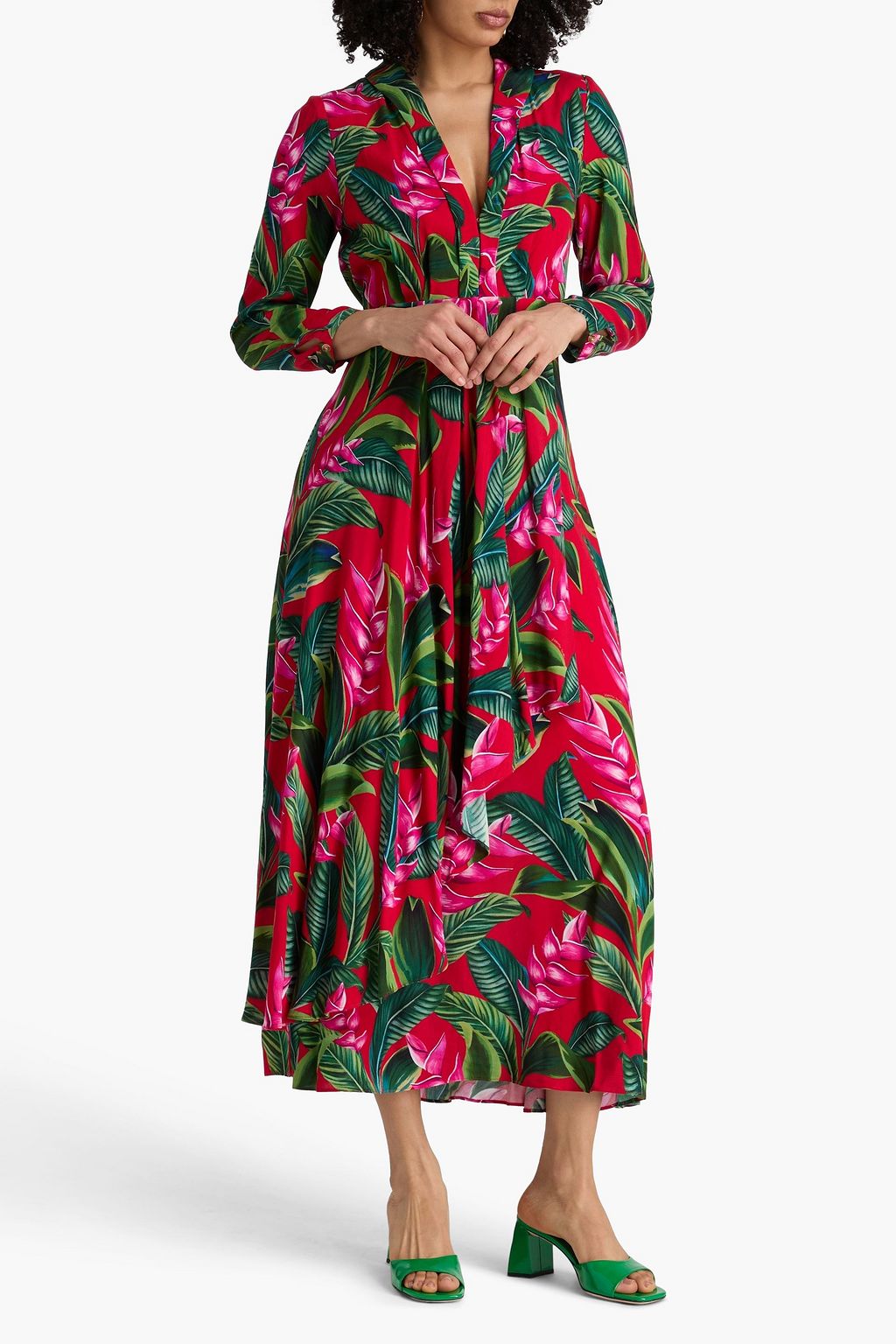 free people morning song printed maxi dress Women's Free People Morning Meadows Maxi Dress Large Pastel Blue Combo