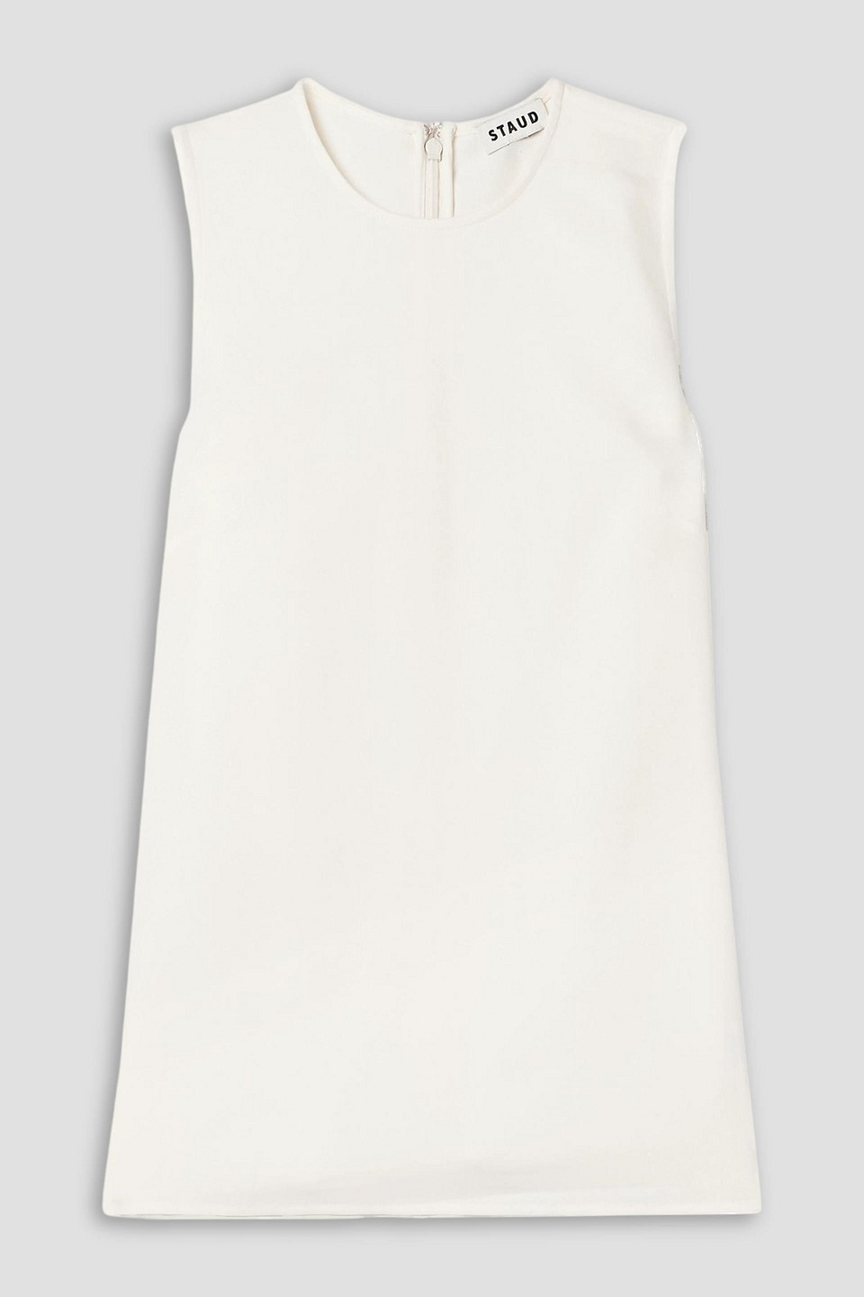 Staud Bronte Crepe Tank In White