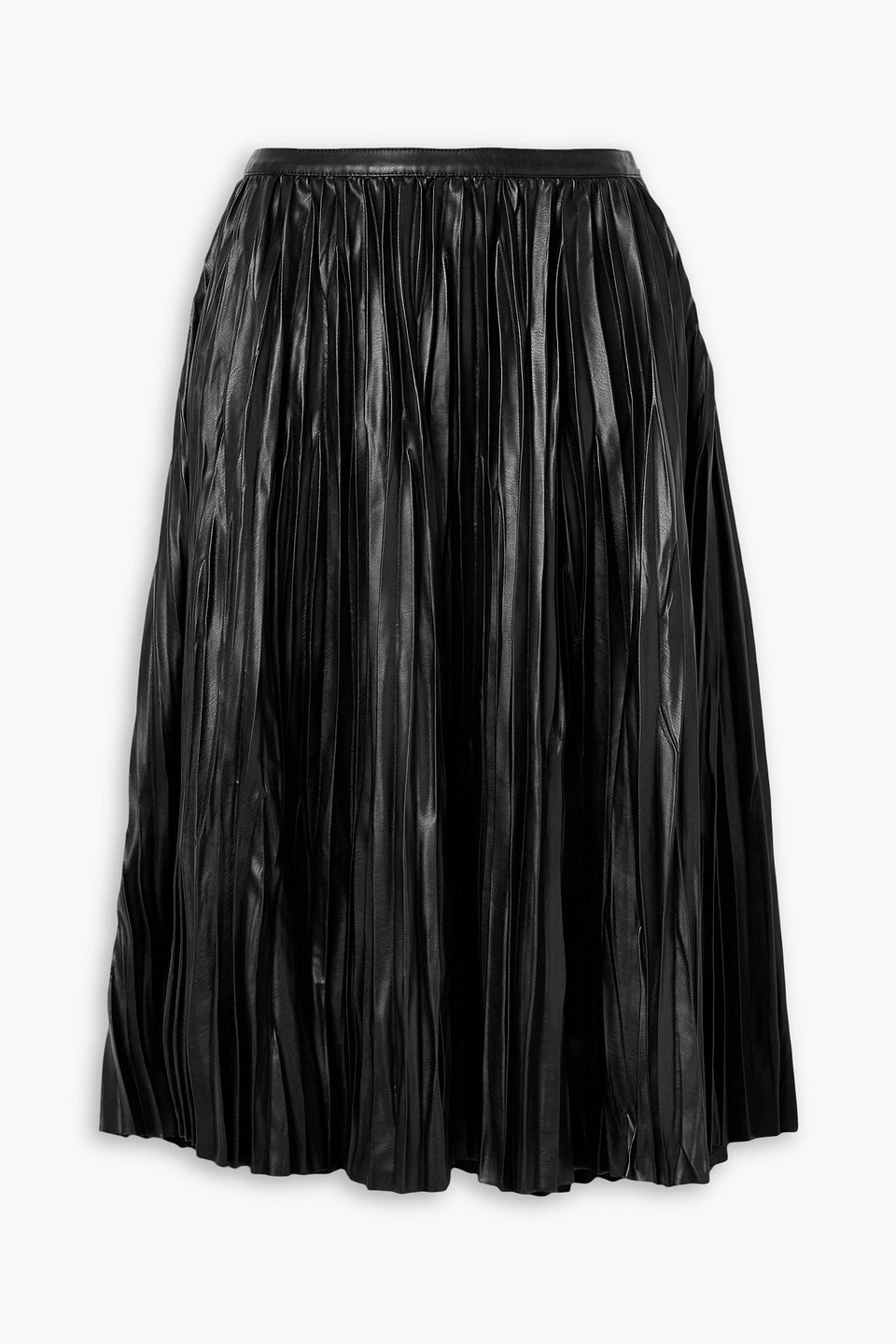 Proenza Schouler Rosalyn Pleated Midi Skirt In Black