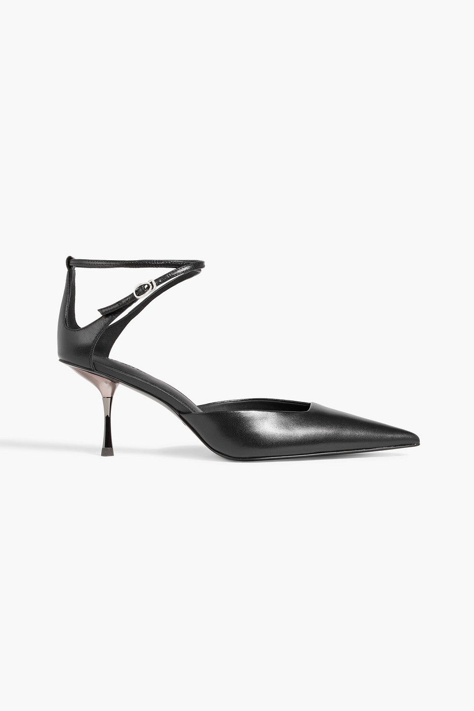 Cult Gaia Valez Leather Pumps In Black