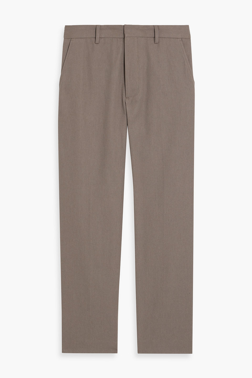 acne studios - tapered cotton-blend gabardine pants - neutral - it 48