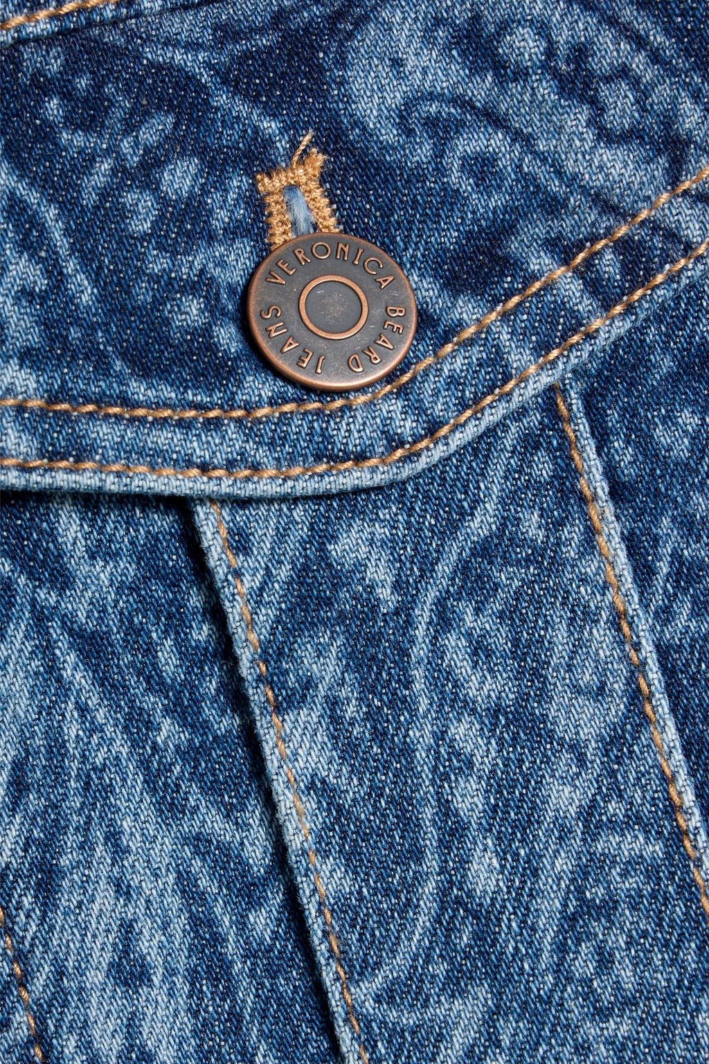 VERONICA BEARD Tika paisley-print denim jacket | THE OUTNET