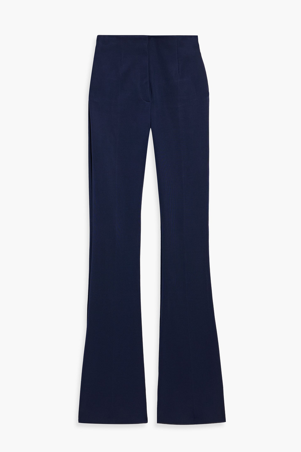 Sportmax Cricket Jersey Flared Pants In Blue