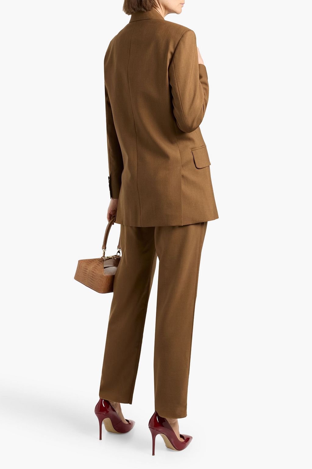 MAX MARA Edere wool, mohair and silk-blend tapered pants | THE OUTNET