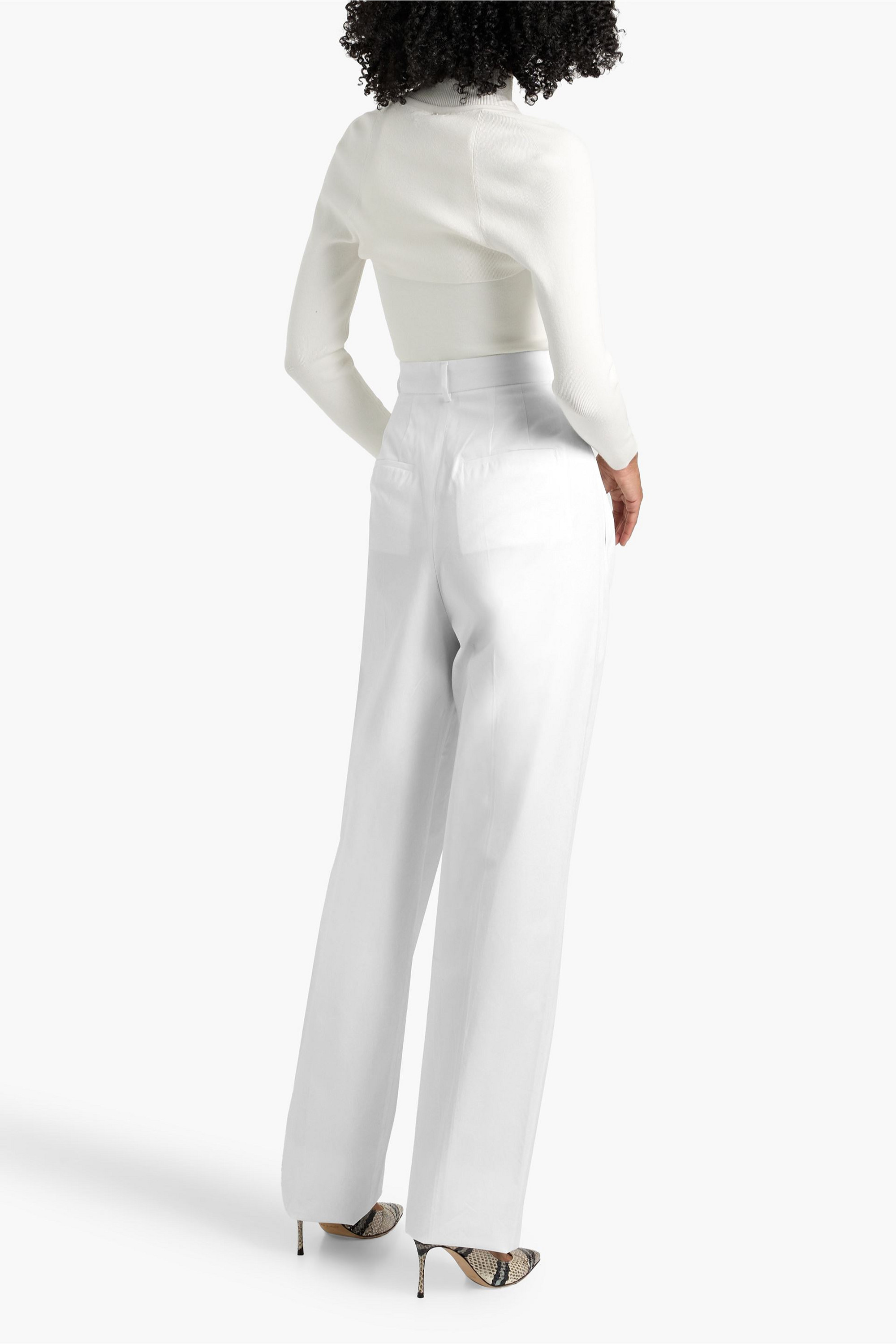 Sportmax - Leone cotton-poplin tapered pants | Plush