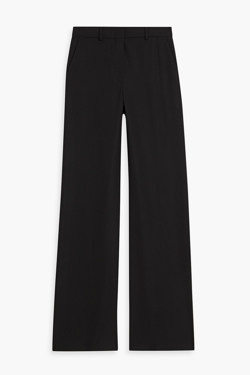 Sportmax Oxalis Wool Wide-leg Pants In Blue