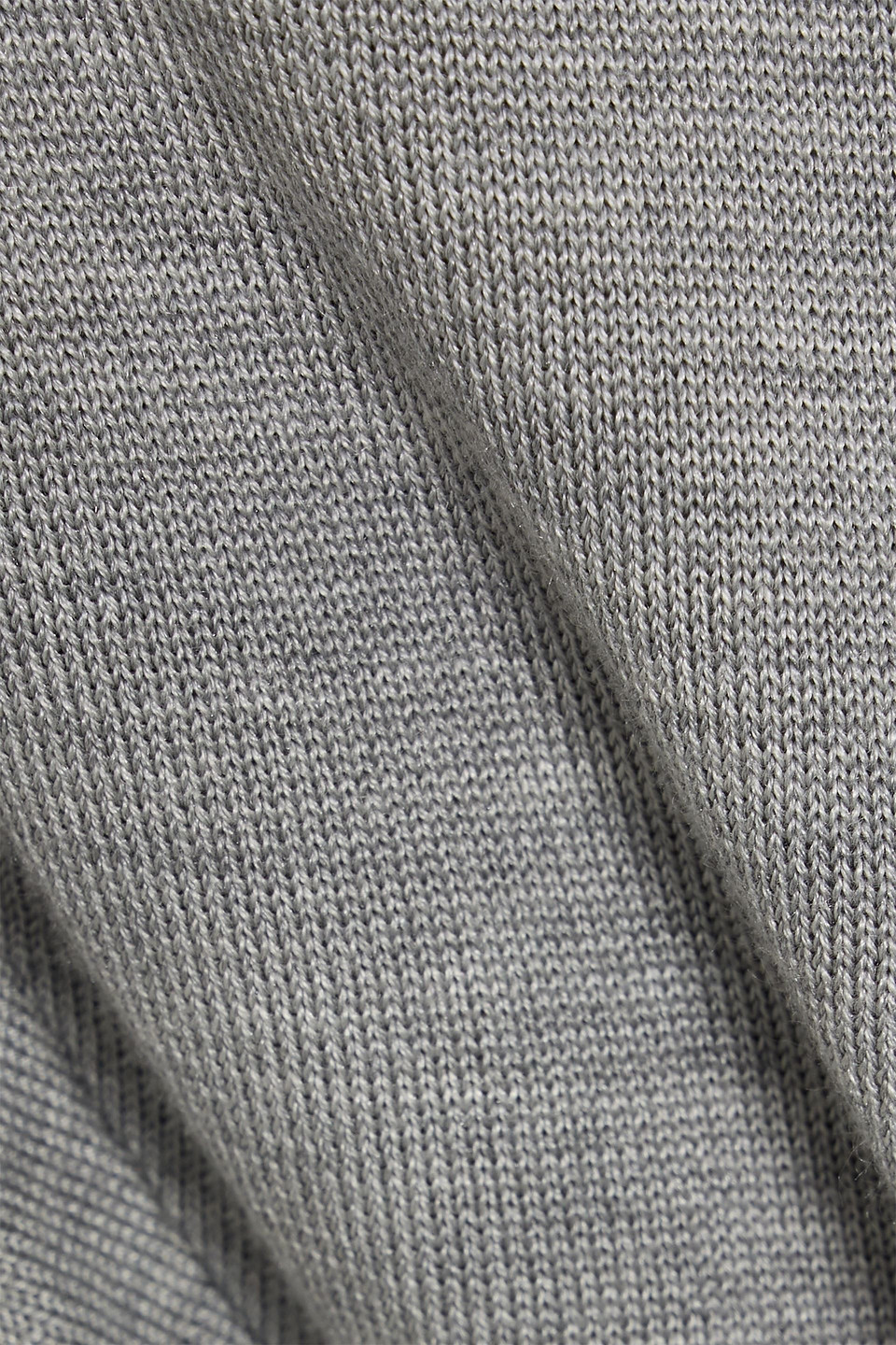 Acne Studios Silk Layered Jersey In Gray