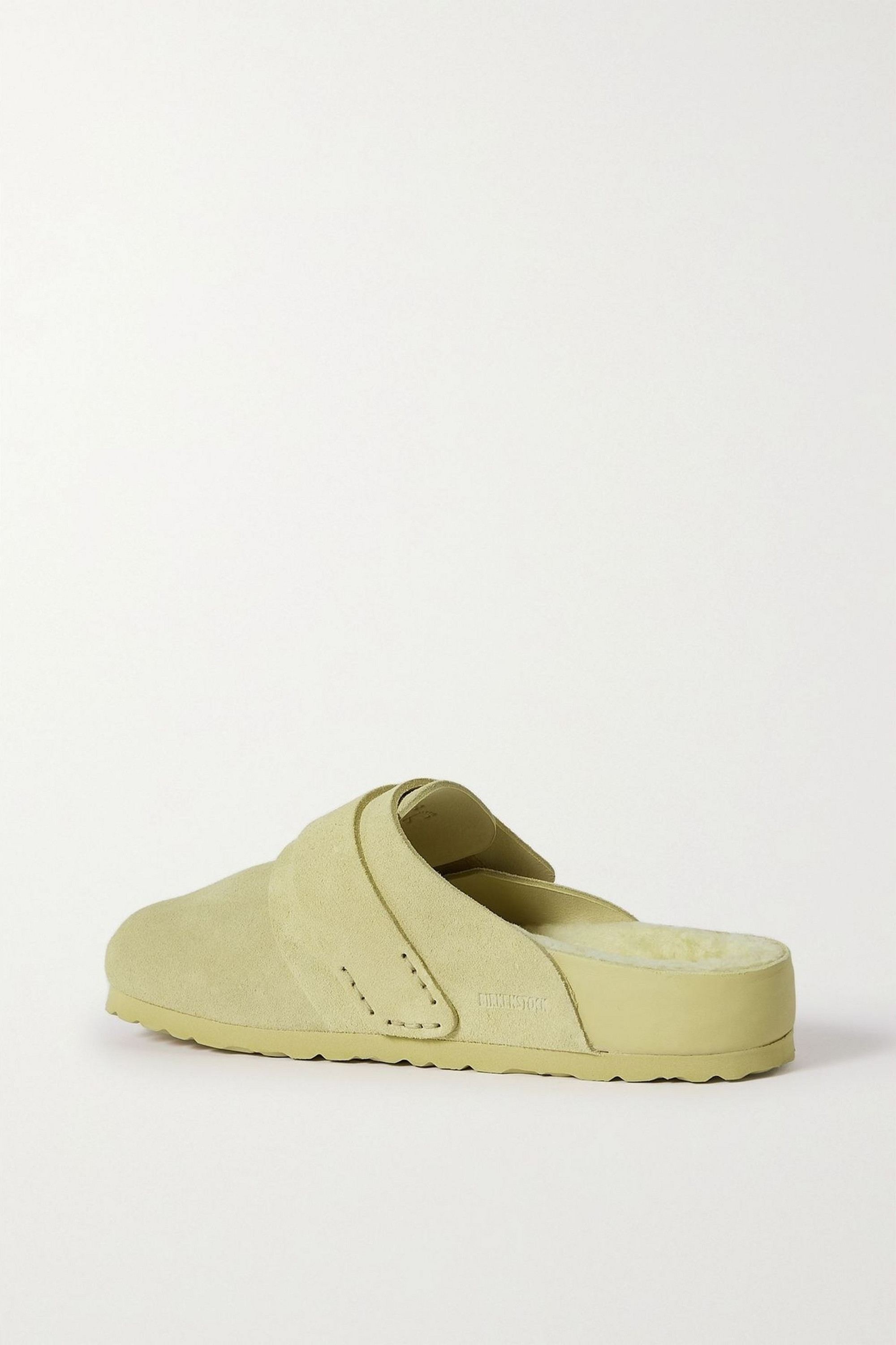 BIRKENSTOCK X TEKLA - + Tekla Nagoya shearling-lined suede clogs