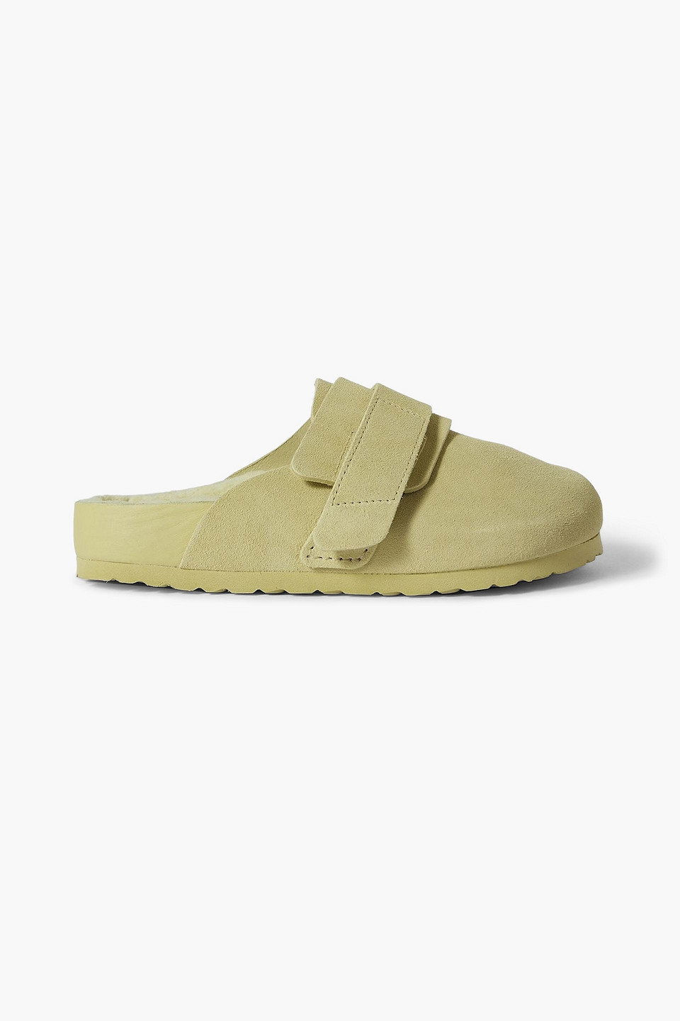 Birkenstock X Tekla Tekla Nagoya Shearling-lined Suede Clogs In Neutral