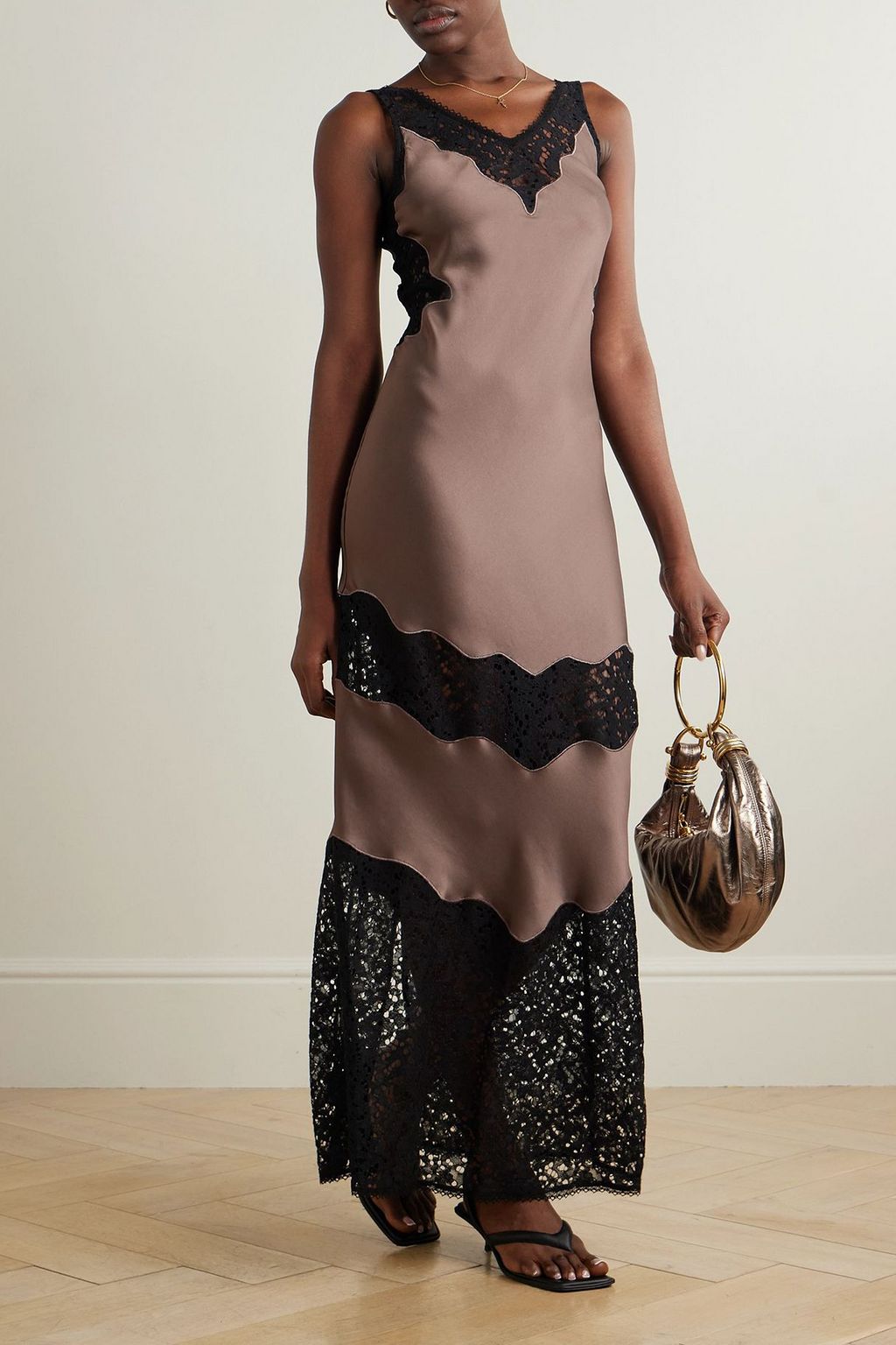 TOTEME Gathered cotton-jersey maxi dress | THE OUTNET TOTEME Gathered cotton-jersey maxi dress | THE OUTNET