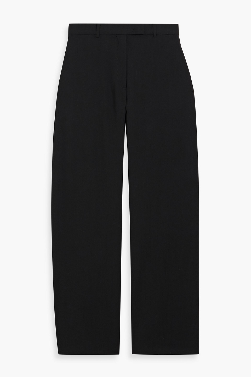 Sportmax Ampezzo Wool Wide-leg Pants In Black