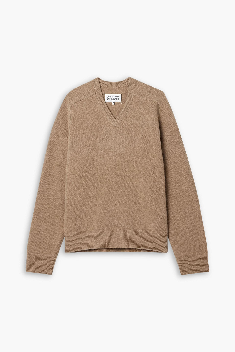 Maison Margiela Wool Sweater In Sand