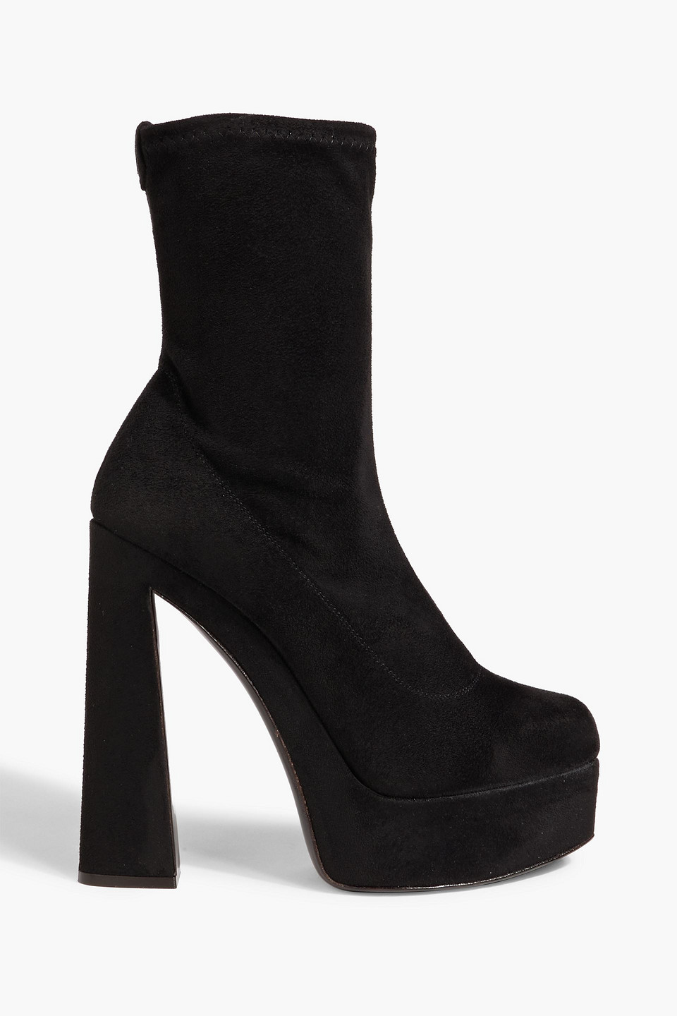 Giuseppe Zanotti Aureliee 100 Brushed Platform Ankle Boots In Black