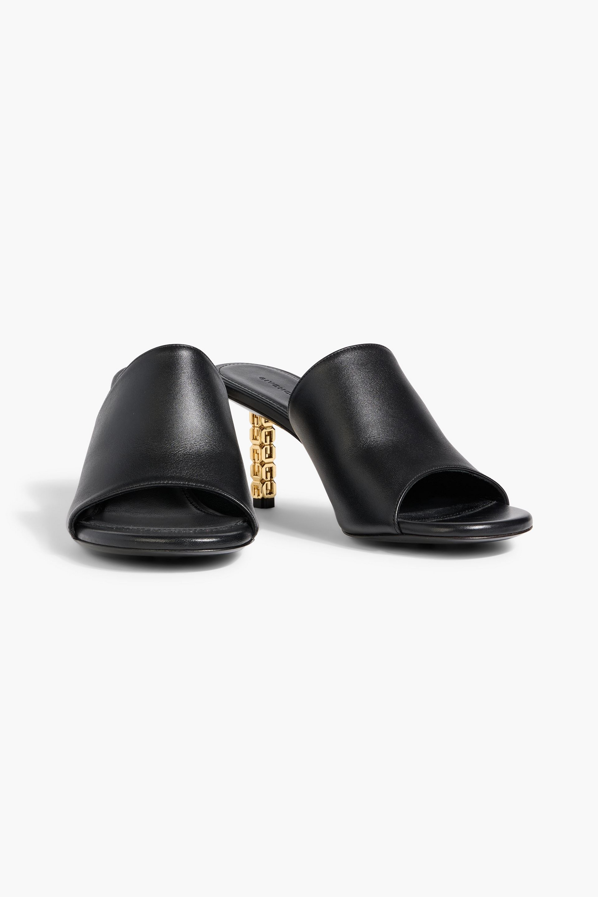 Givenchy - G Cube leather mules | Plush