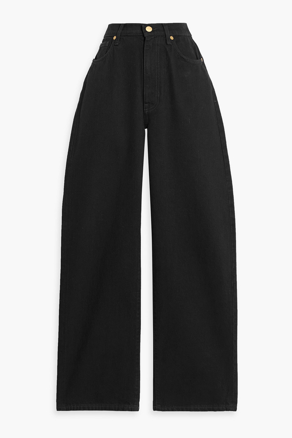 Tove Sade High-rise Tapered Jeans In Black