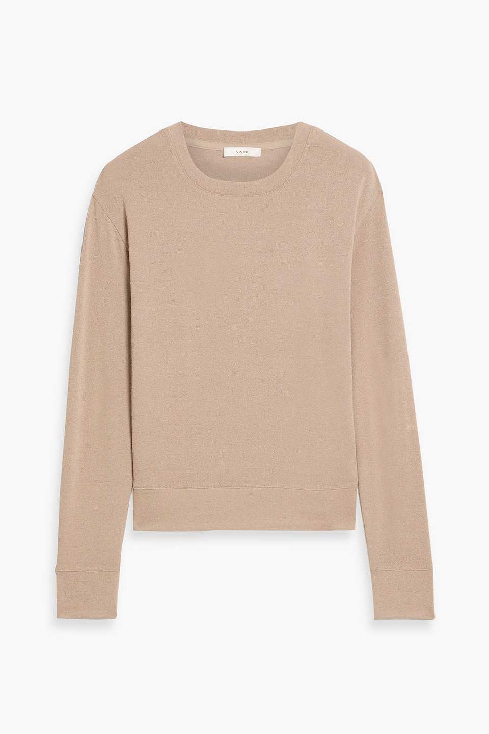 Vince Stretch-knit Sweater In Neutral