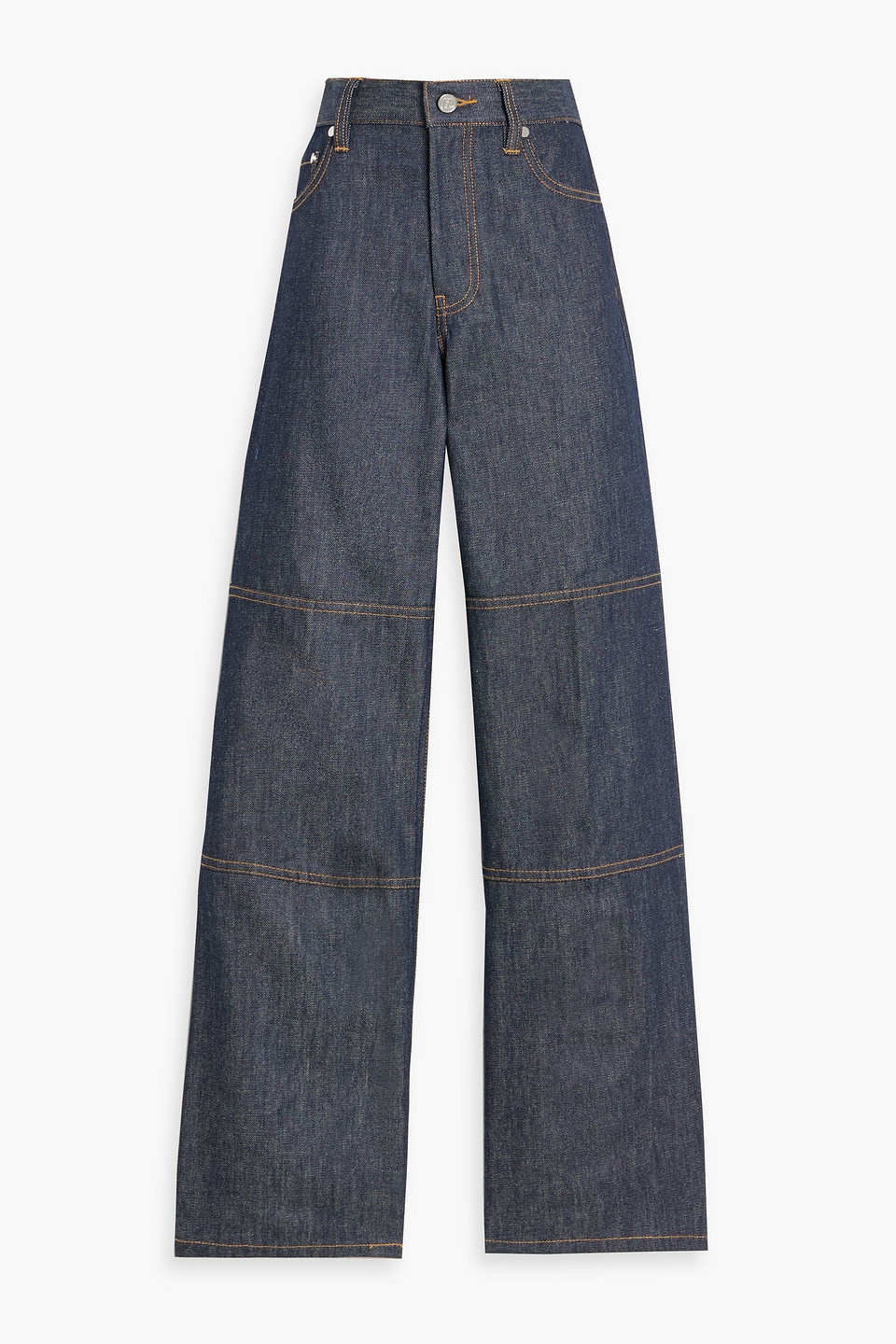 Helmut Lang Zip-detailed Mid-rise Straight-leg Jeans In Blue