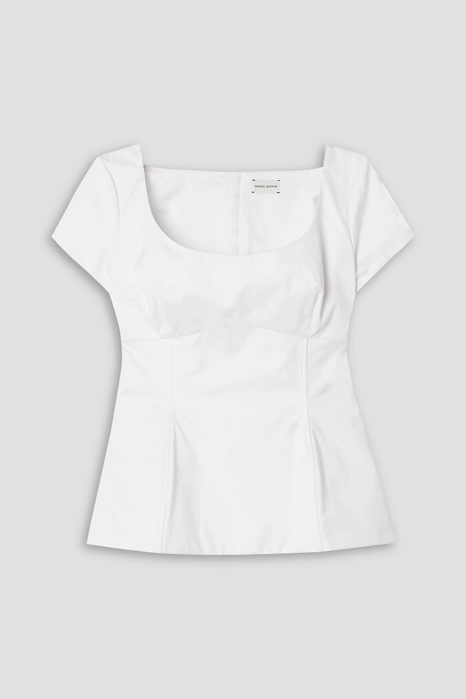 Magda Butrym Cotton-poplin Top In White