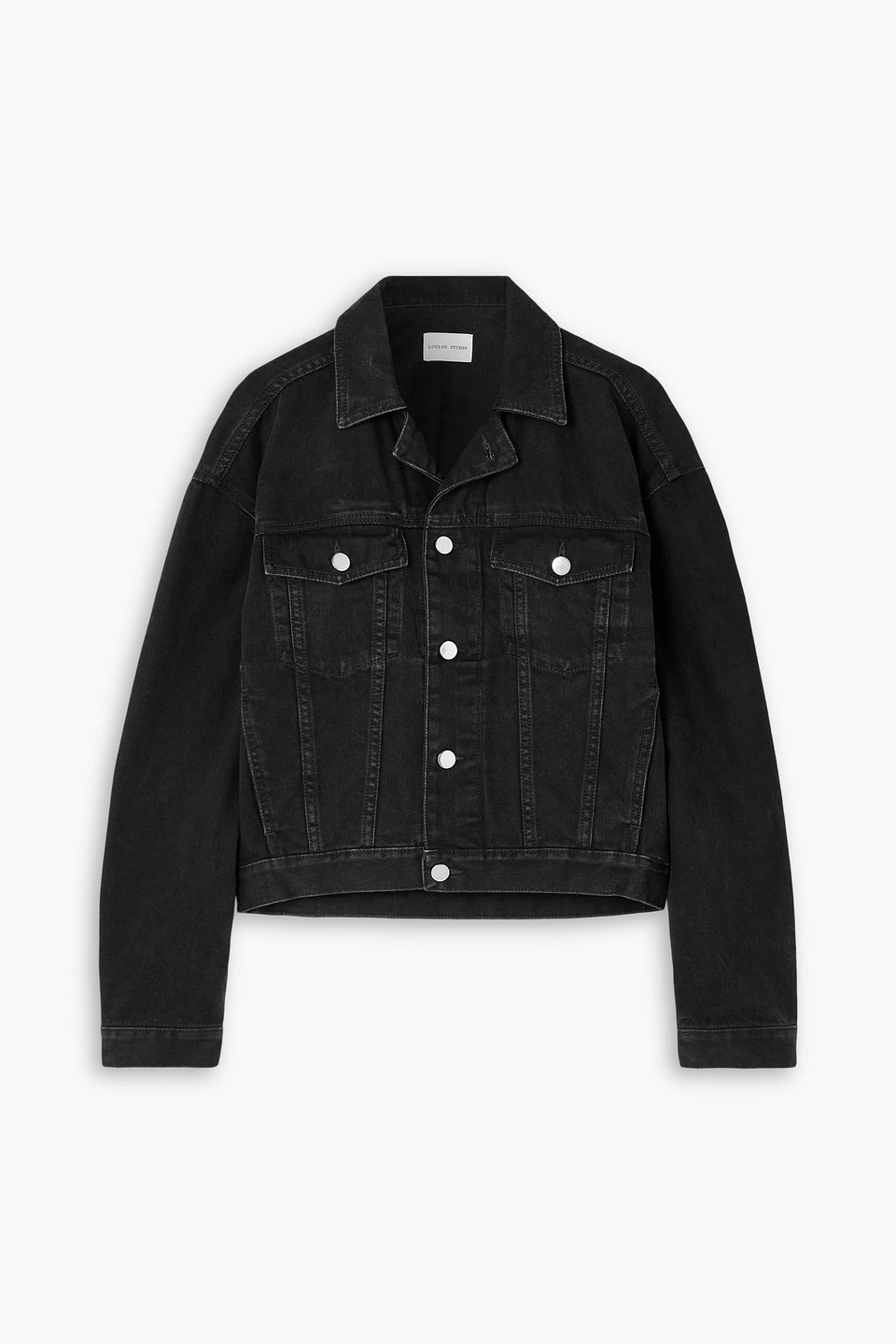 Veronica Beard Dave Denim Jacket In Black