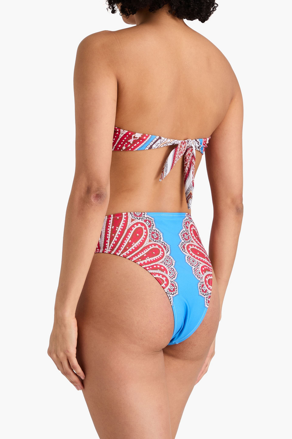  Farm Rio - Bikini-höschen Mit Print - Blau - Xs 