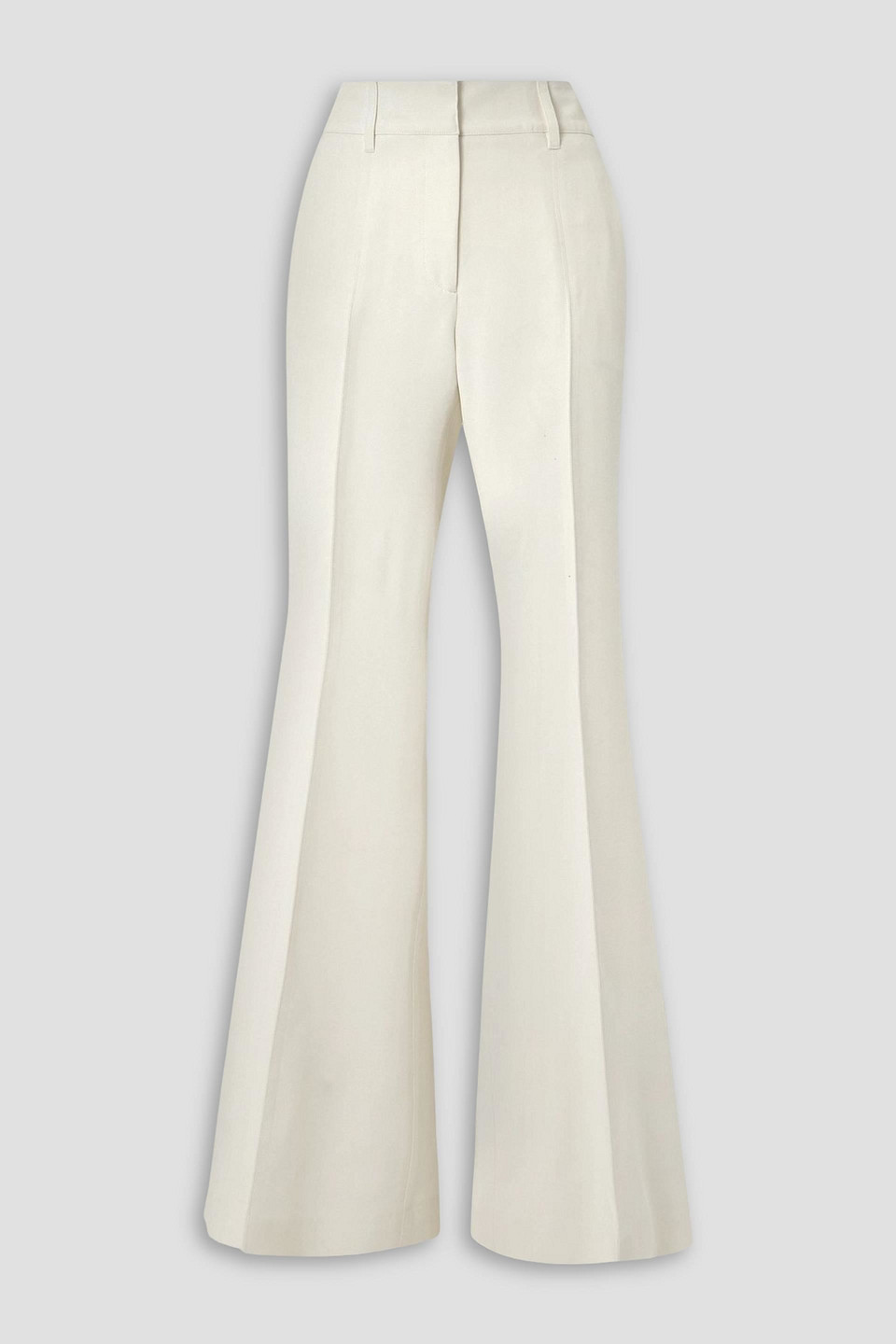 gabriela hearst - rhein silk and wool-blend flared pants - white - it 46