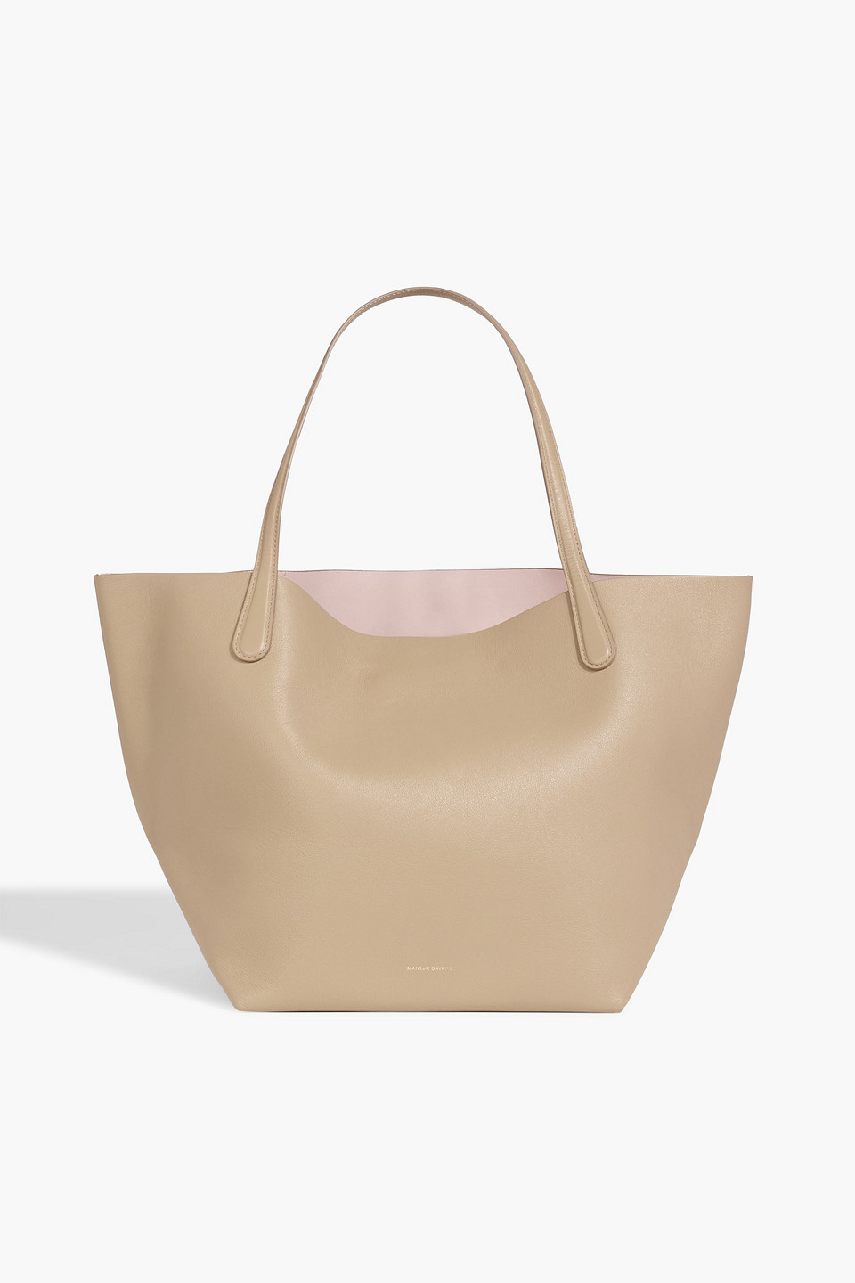 Mansur Gavriel Everyday Leather Tote In Brown