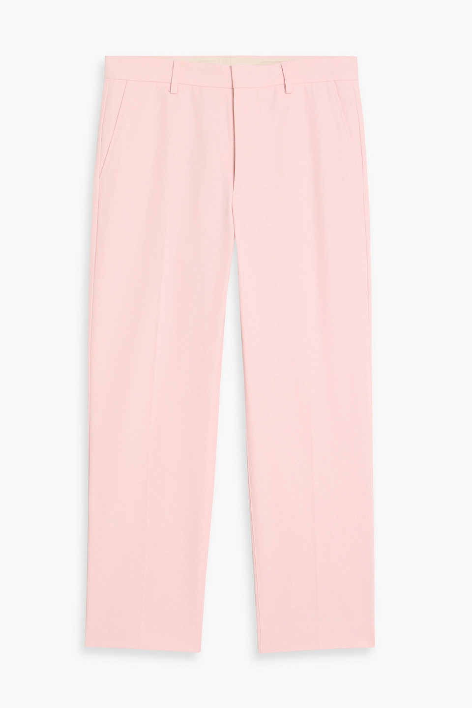 Acne Studios Tapered Cotton-blend Twill Pants In Pink